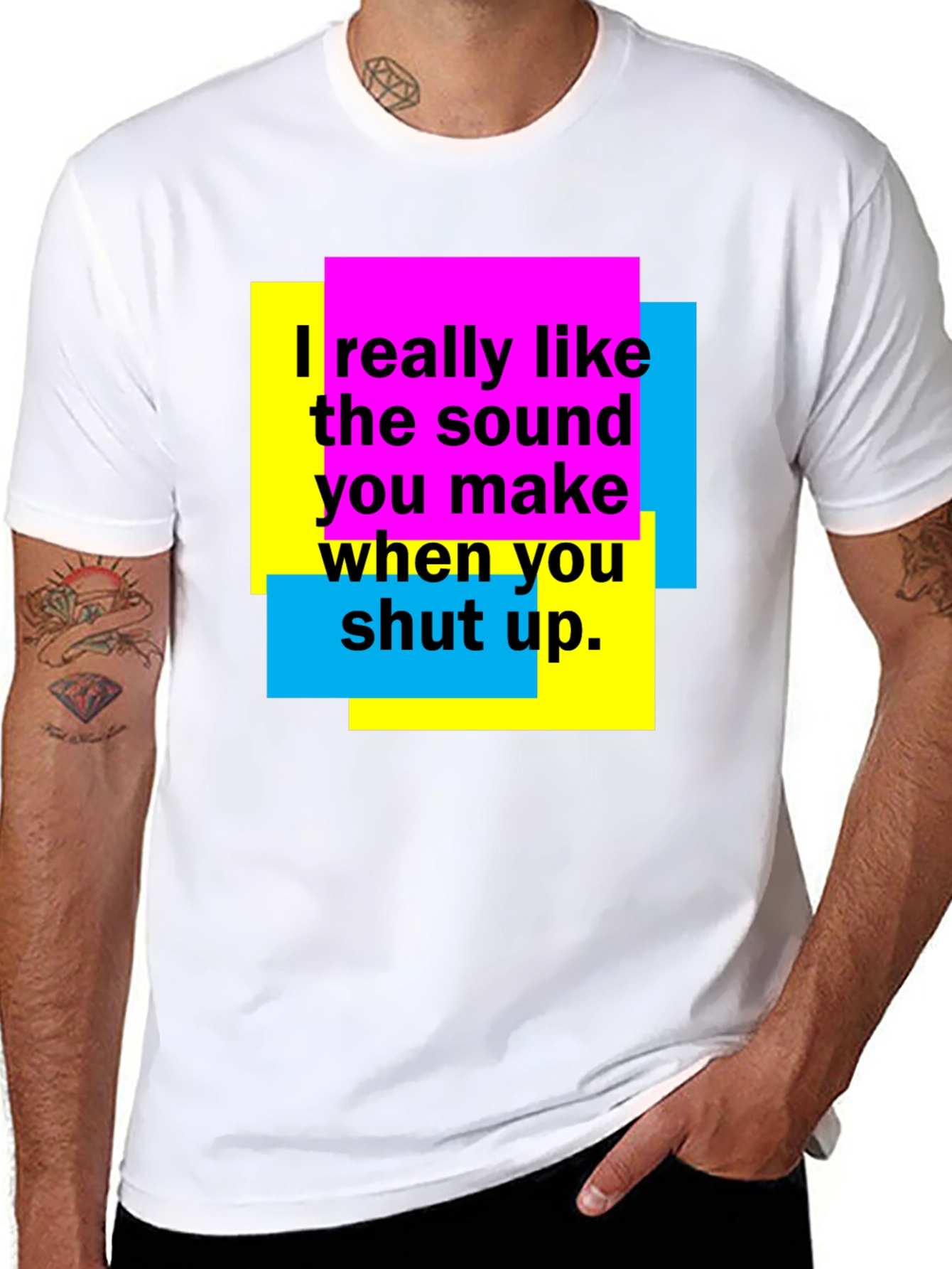 Funny Shut Up Graphic T-Shirt