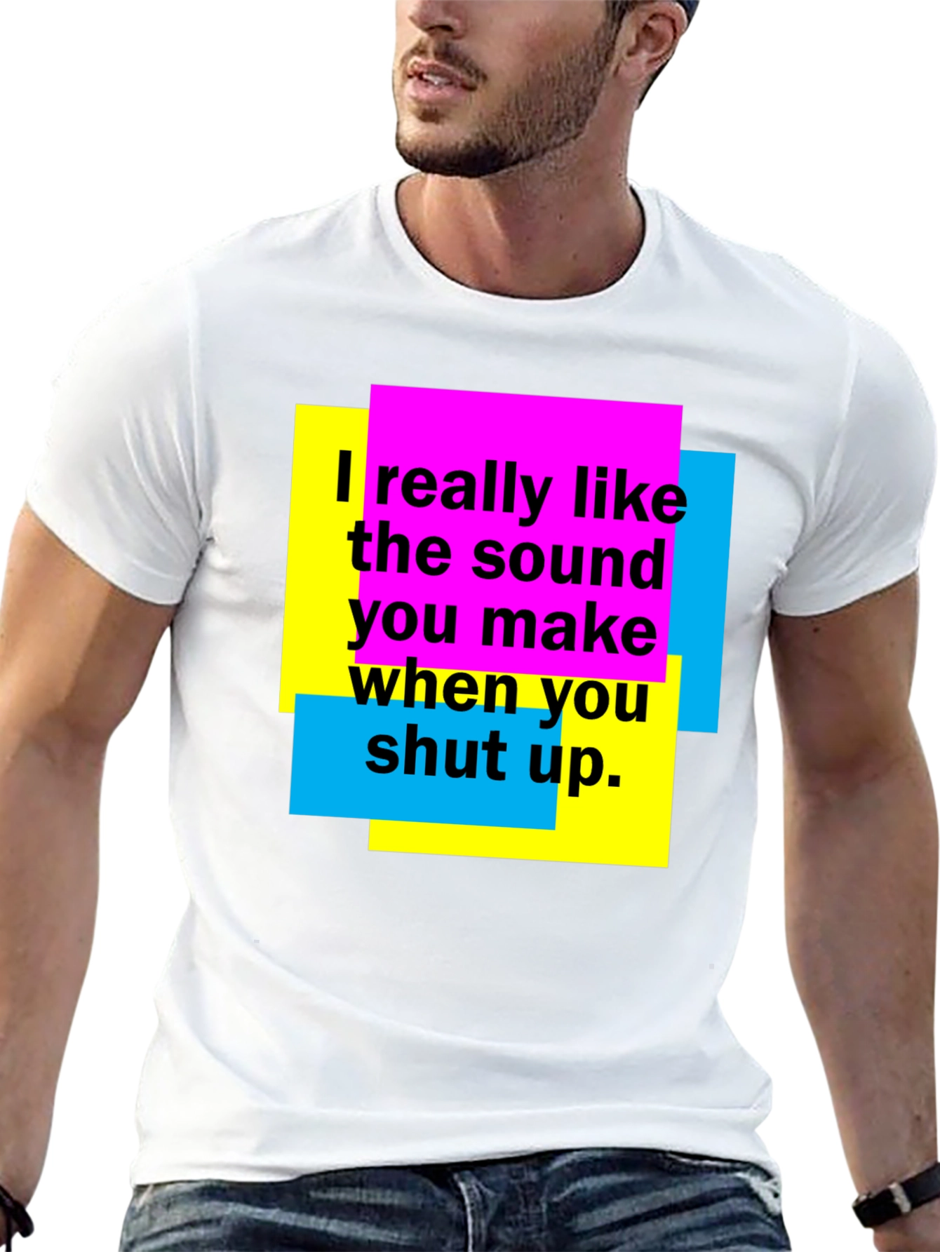 Funny Shut Up Graphic T-Shirt