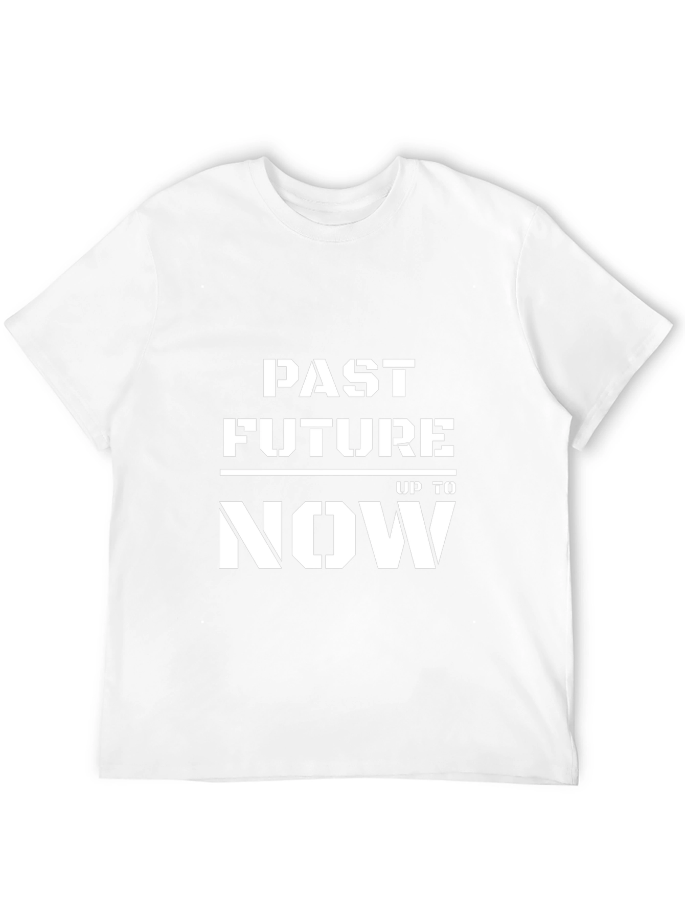 Past Future Now Graphic Tee - Black Casual T-Shirt