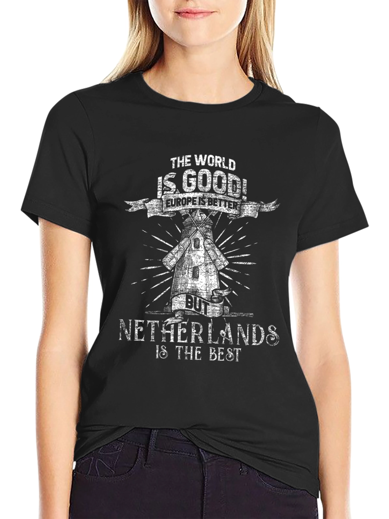 Netherlands Graphic T-Shirt - World is Good