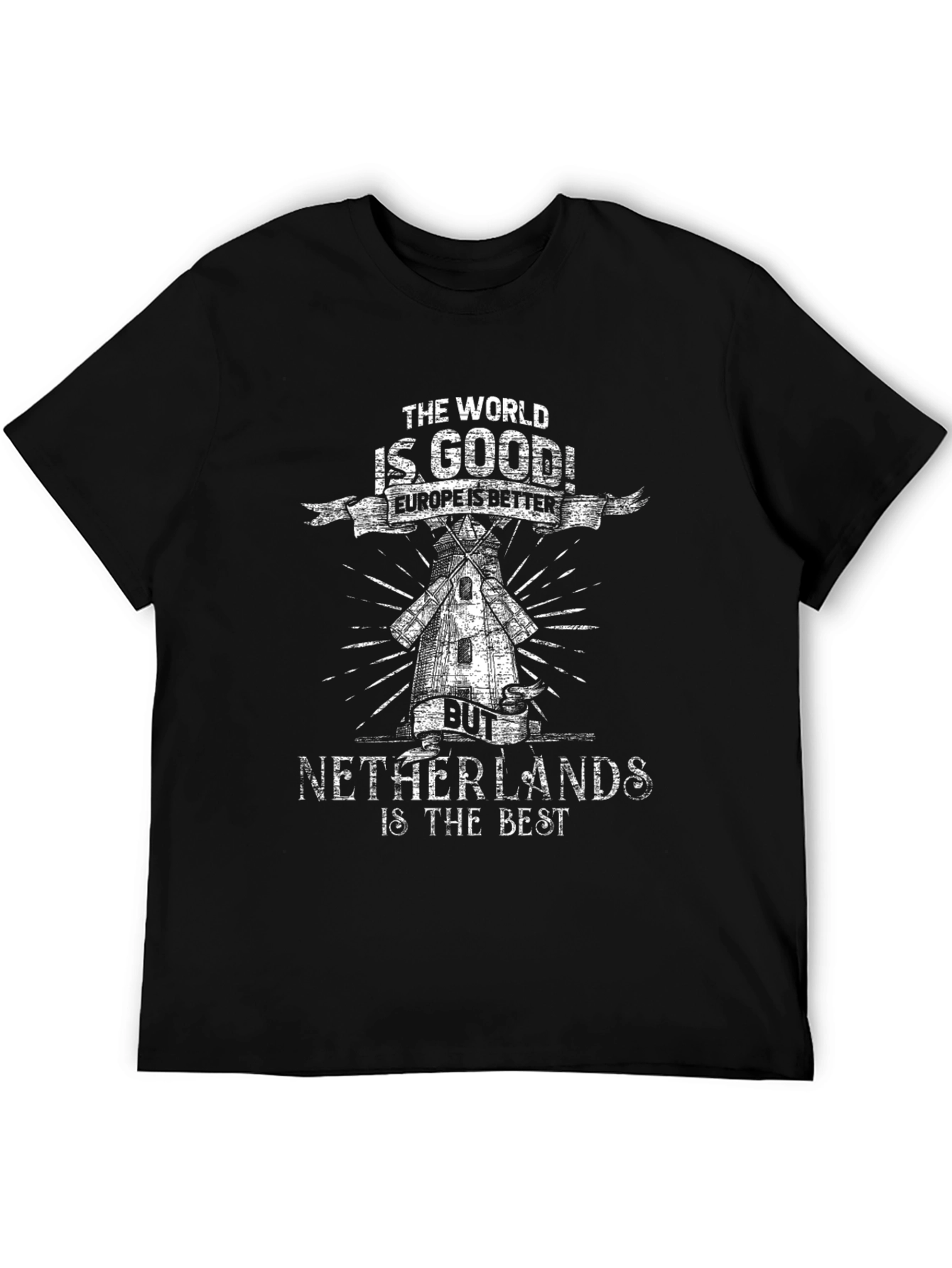 Netherlands Graphic T-Shirt - World is Good