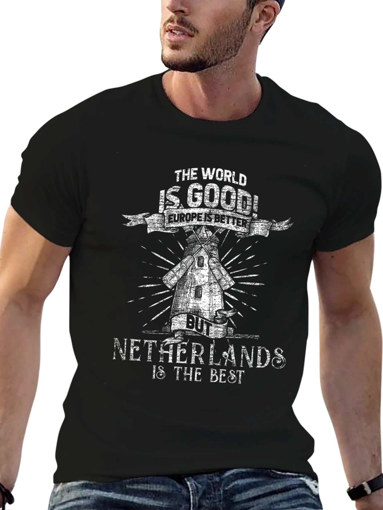 Netherlands Graphic T-Shirt - World is Good
