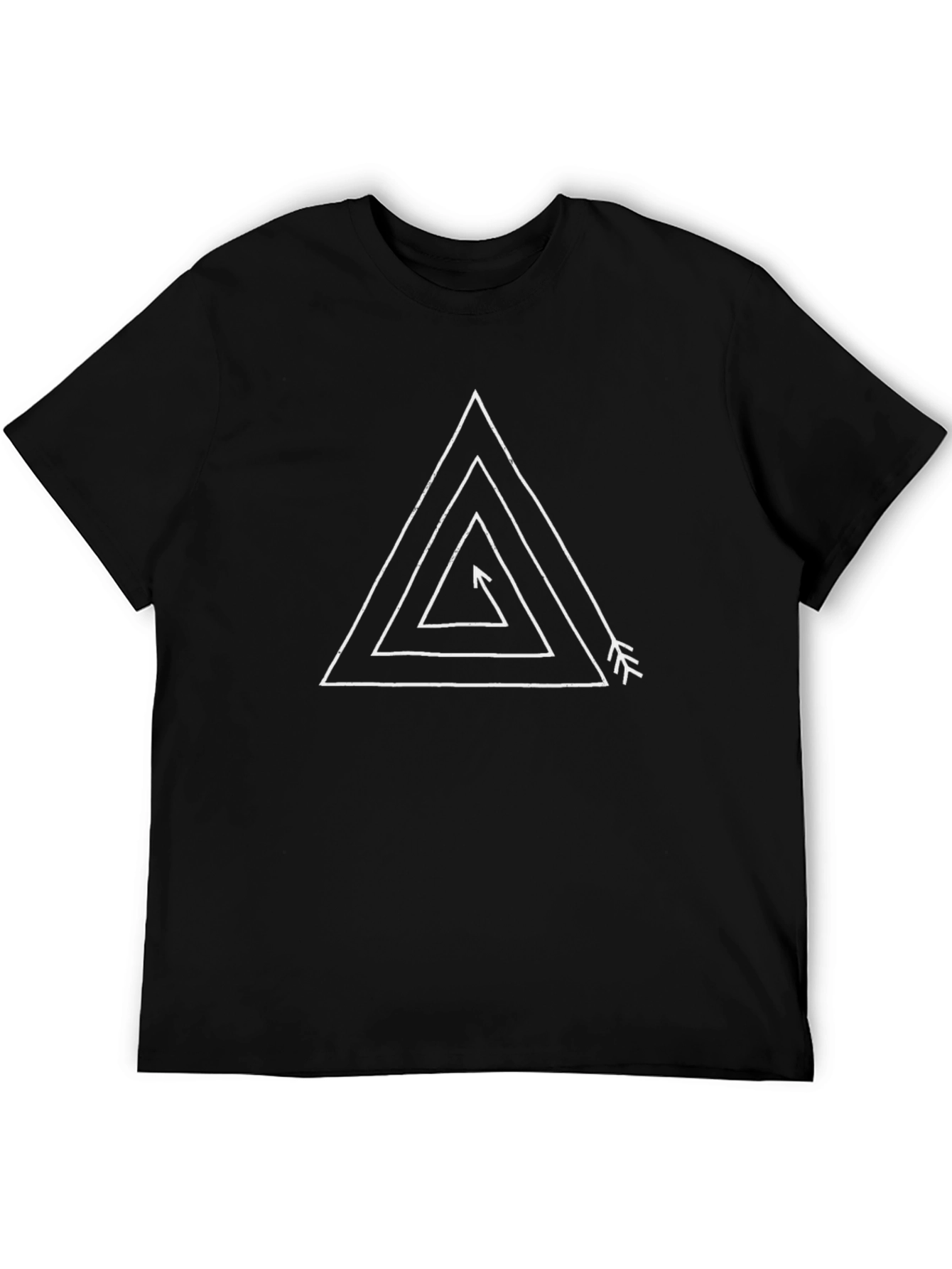 Geometric Arrow Triangle T-Shirt
