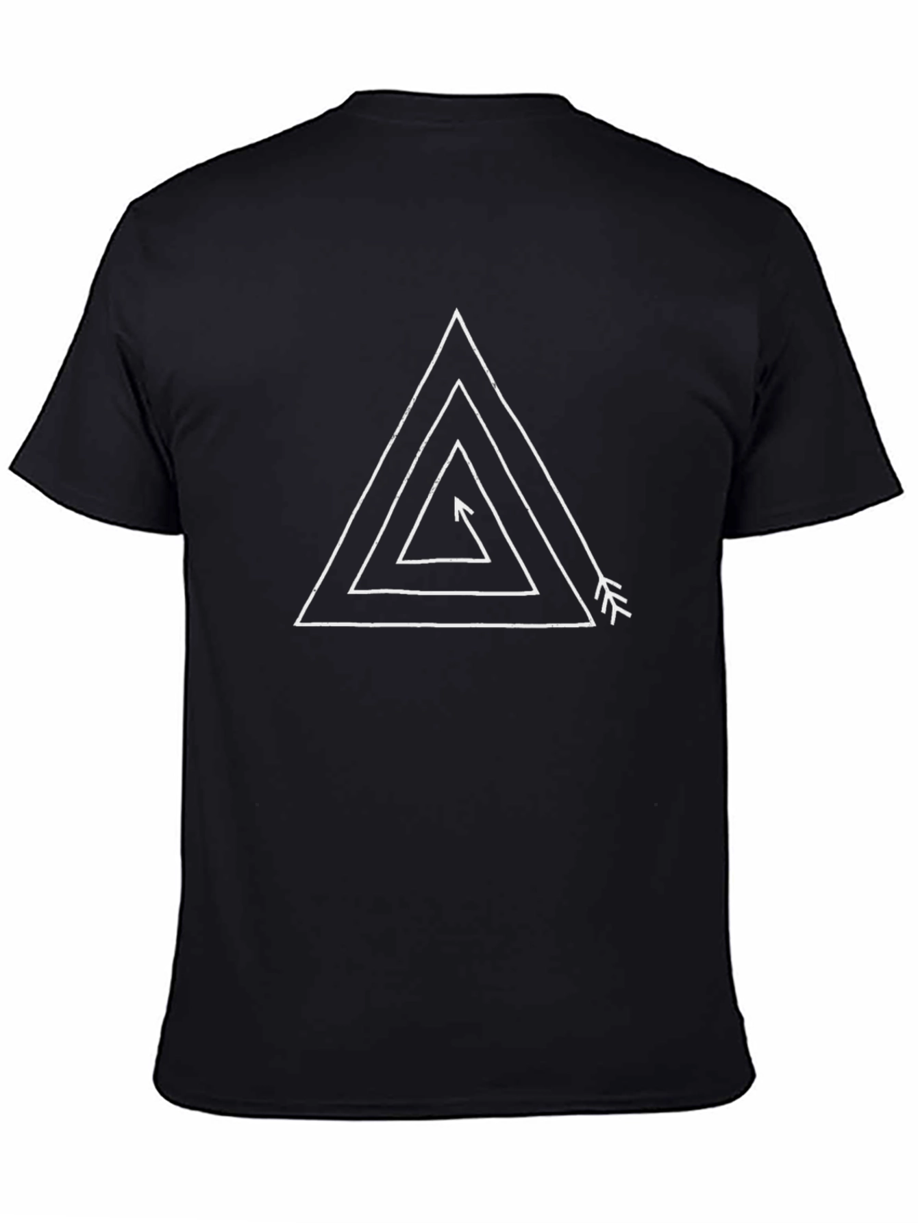 Geometric Arrow Triangle T-Shirt