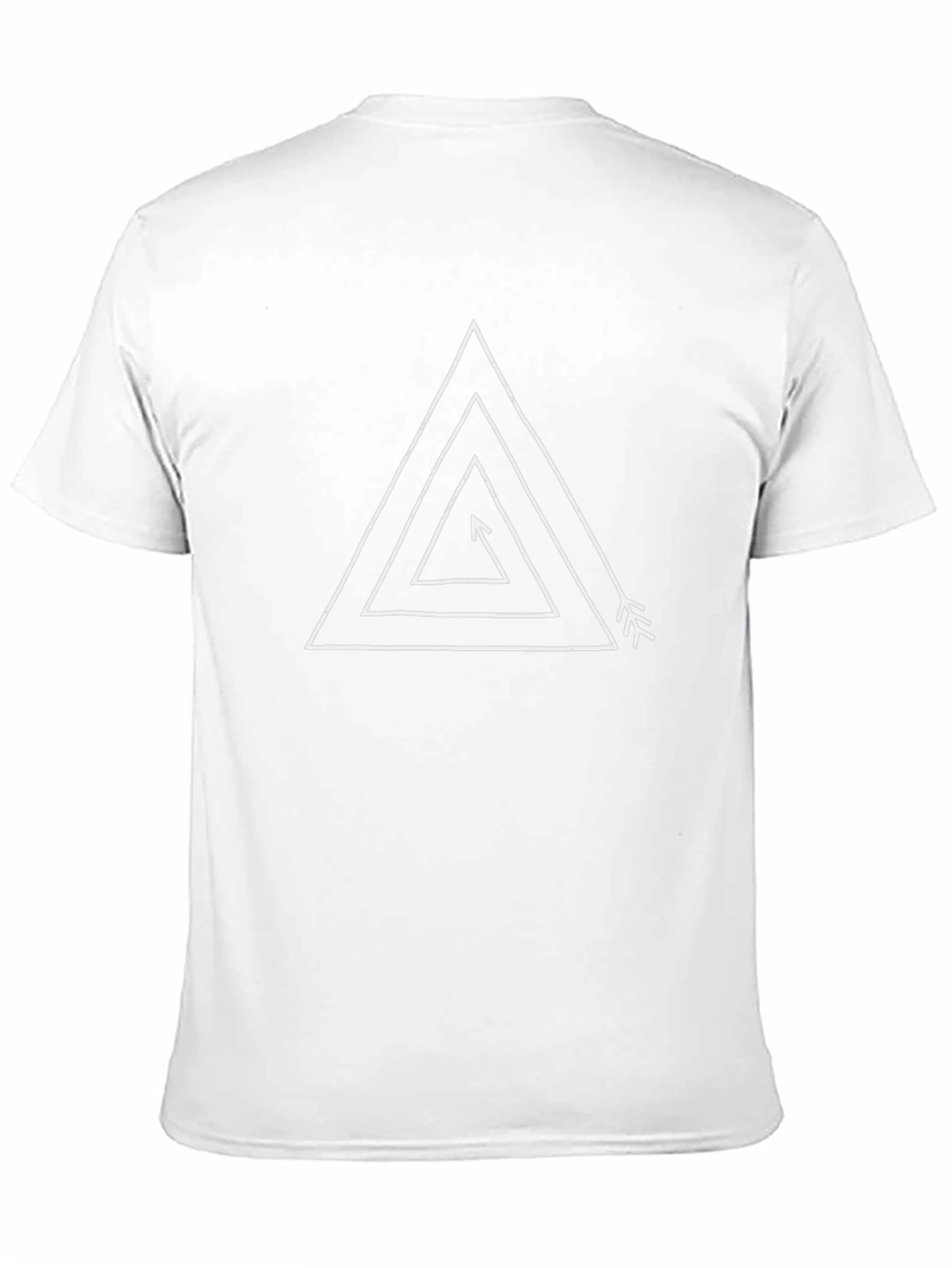 Geometric Arrow Triangle T-Shirt