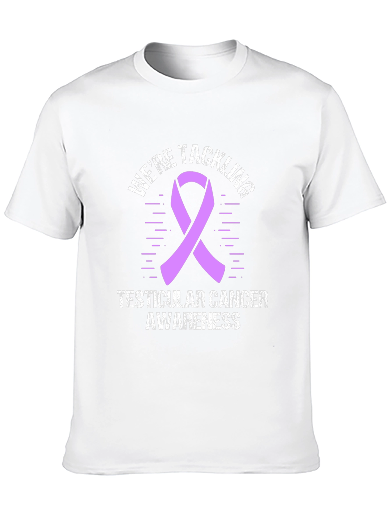 Testicular Cancer Awareness Ribbon T-Shirt