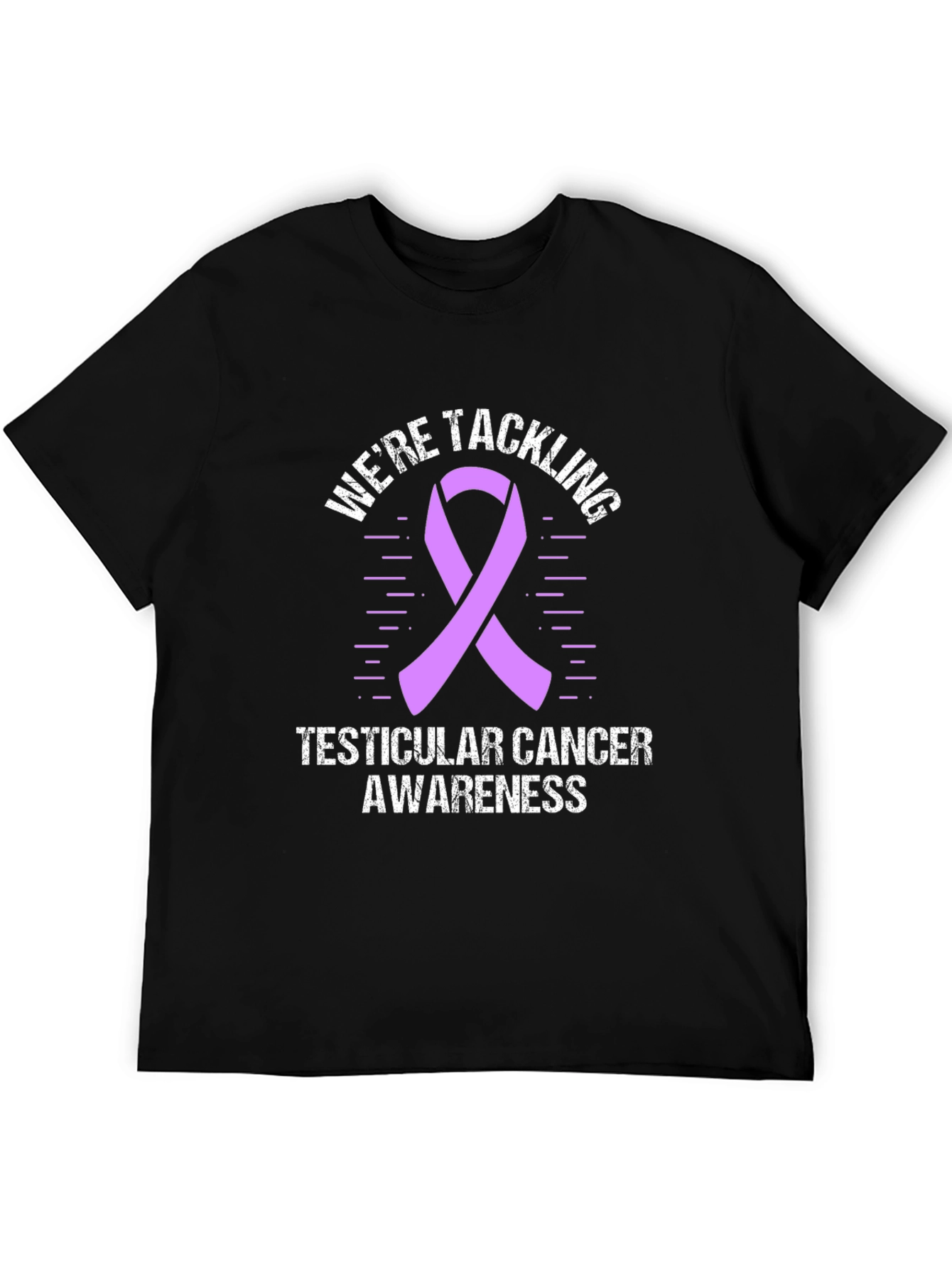 Testicular Cancer Awareness Ribbon T-Shirt