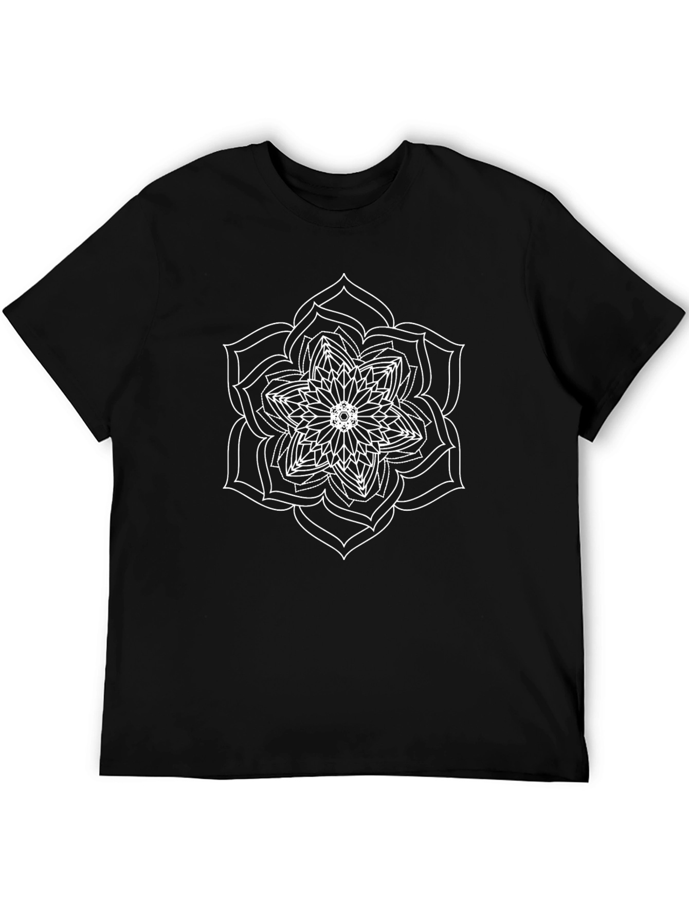 Mandala Graphic Tee - Black