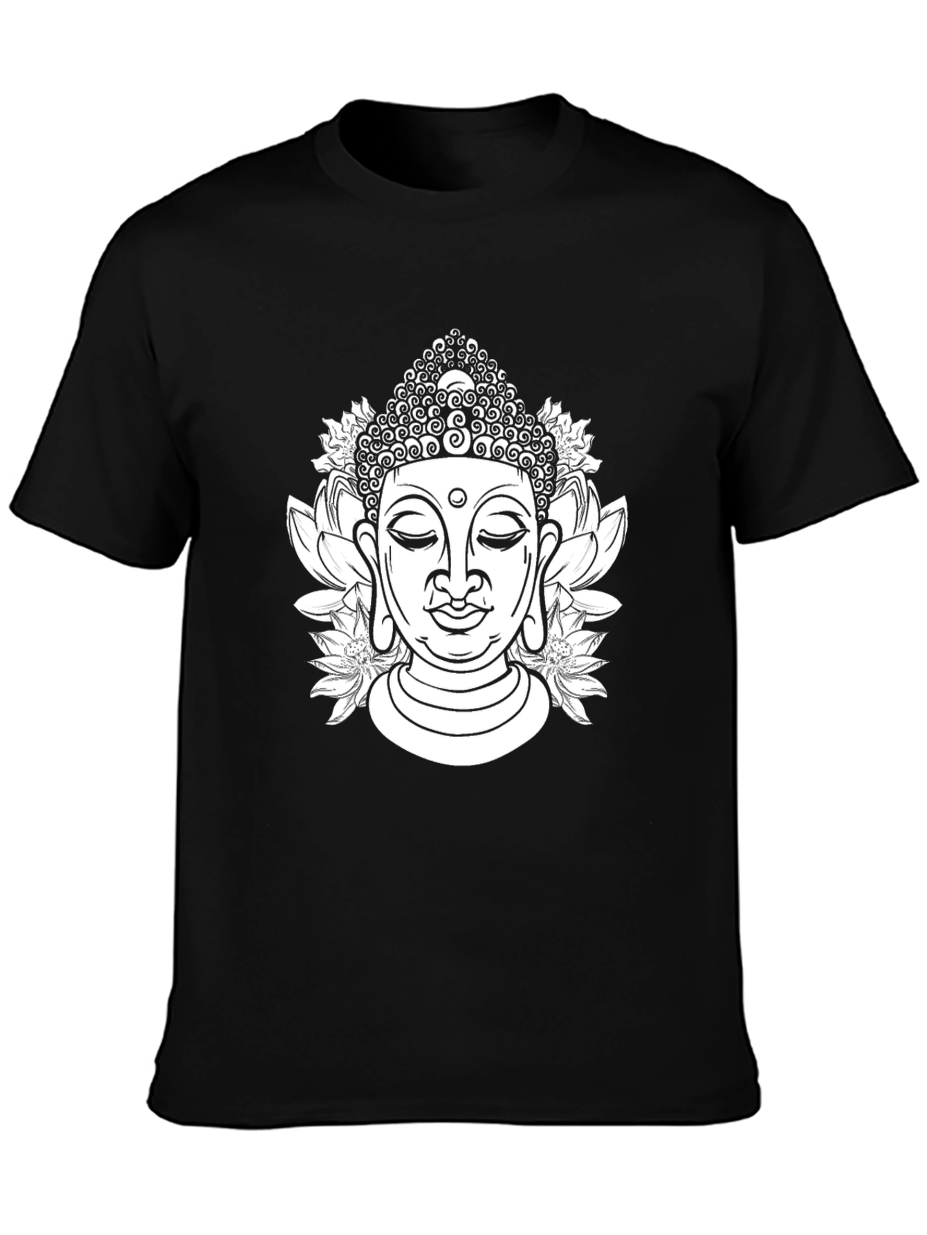 Buddha Graphic T-Shirt - Relaxed Fit Cotton Tee
