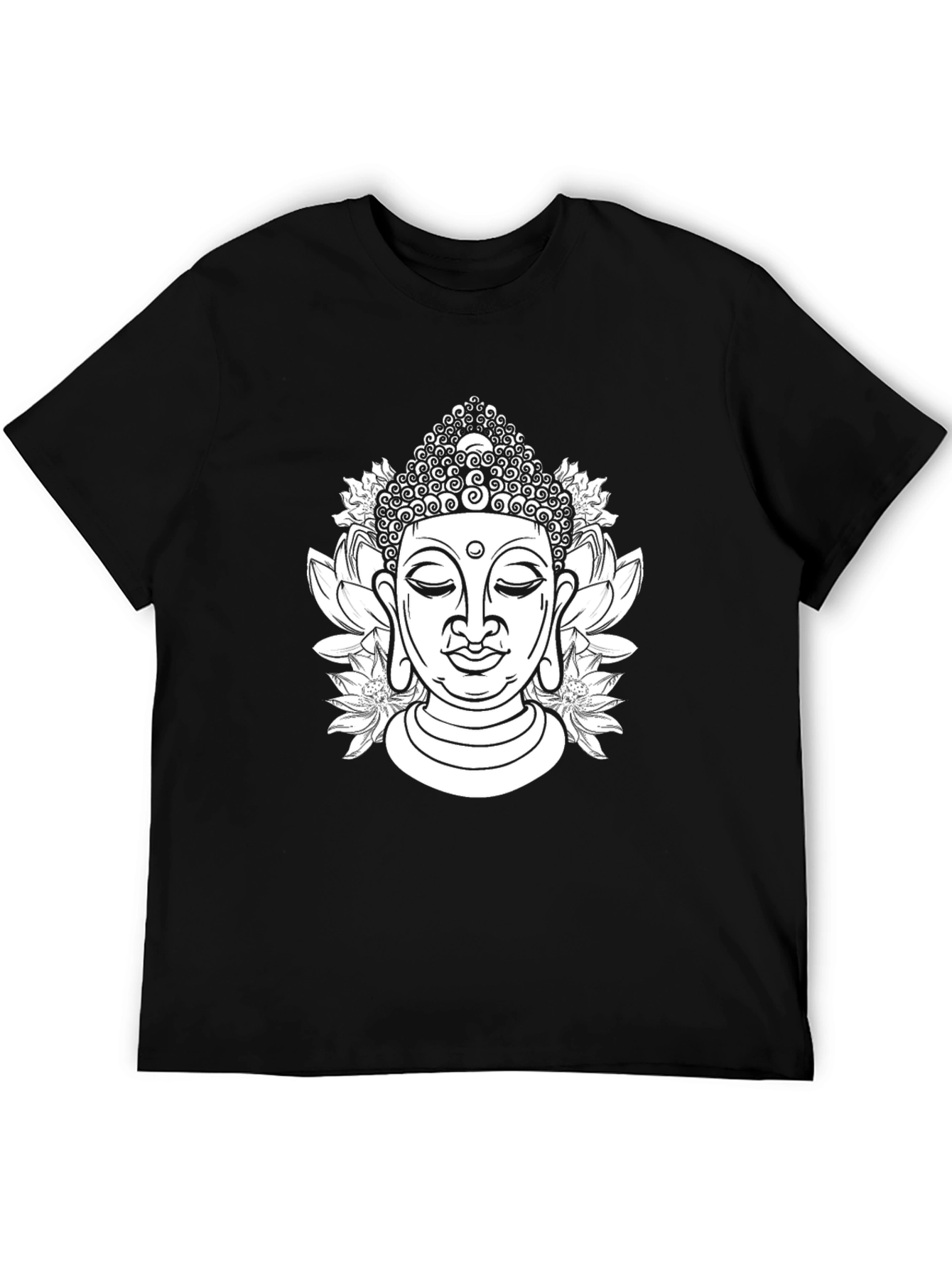 Buddha Graphic T-Shirt - Relaxed Fit Cotton Tee