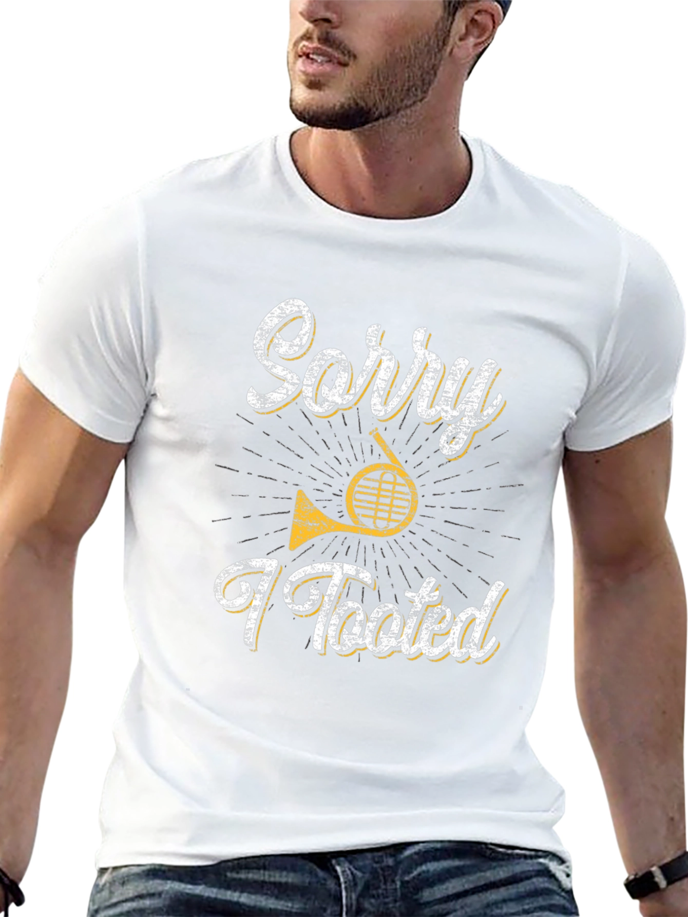 Sorry I Tooted French Horn Musician T-Shirt