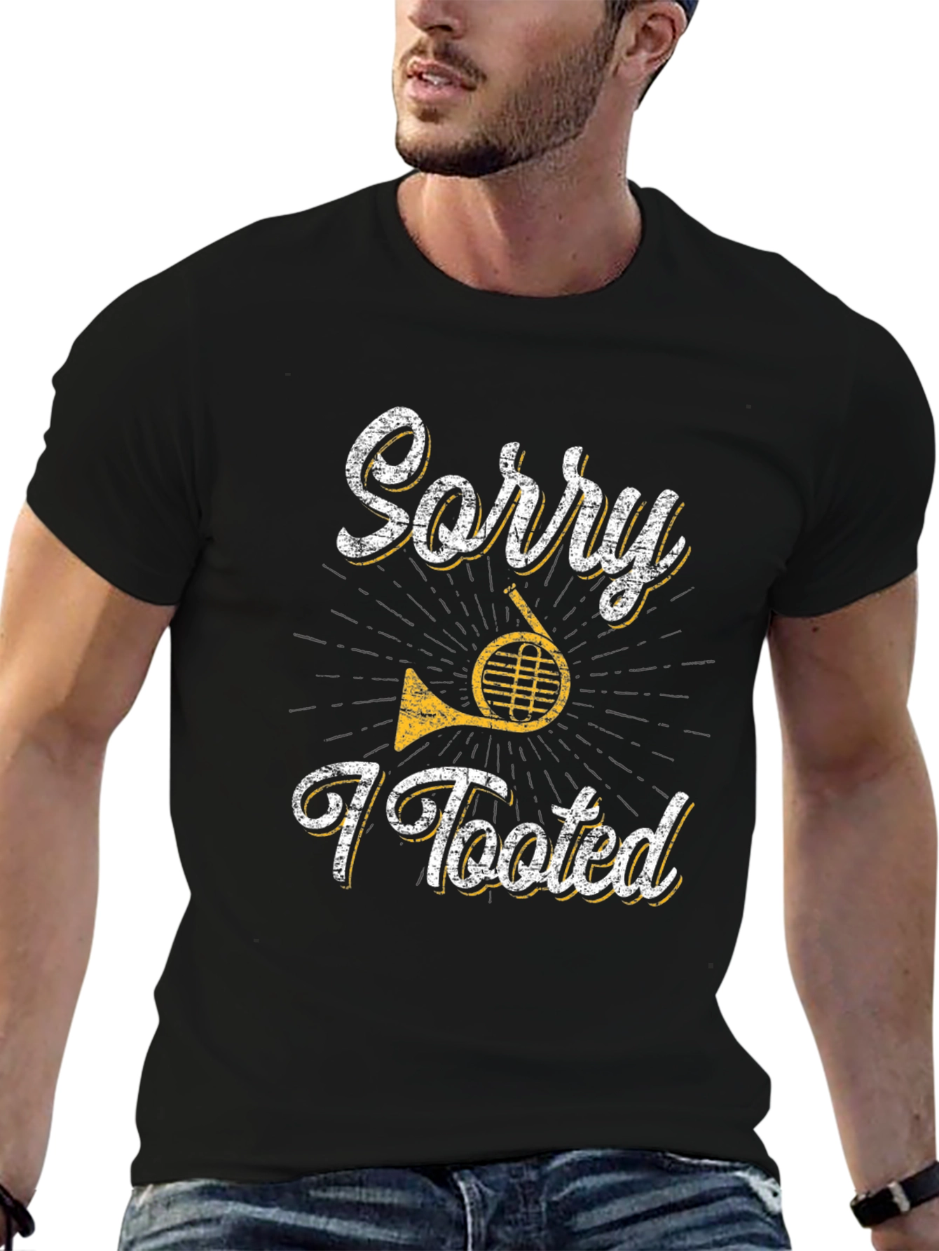 Sorry I Tooted French Horn Musician T-Shirt