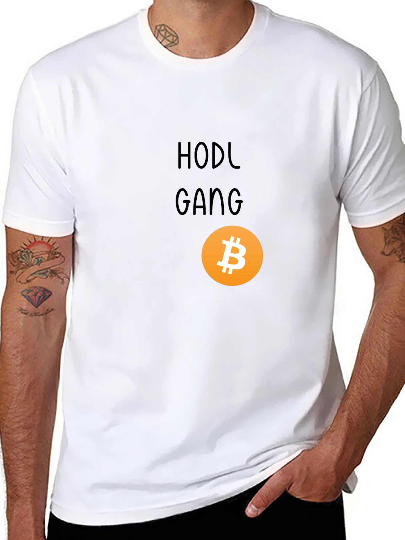 HODL Gang Bitcoin Graphic Tee - Crypto Enthusiast Shirt