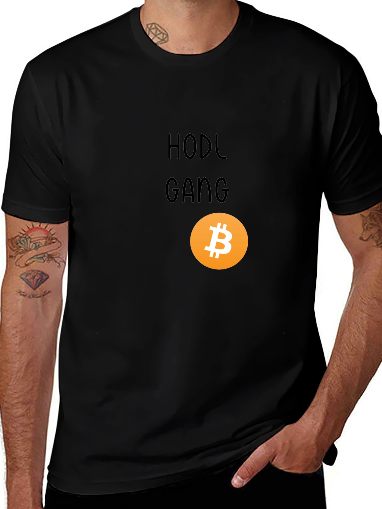 HODL Gang Bitcoin Graphic Tee - Crypto Enthusiast Shirt