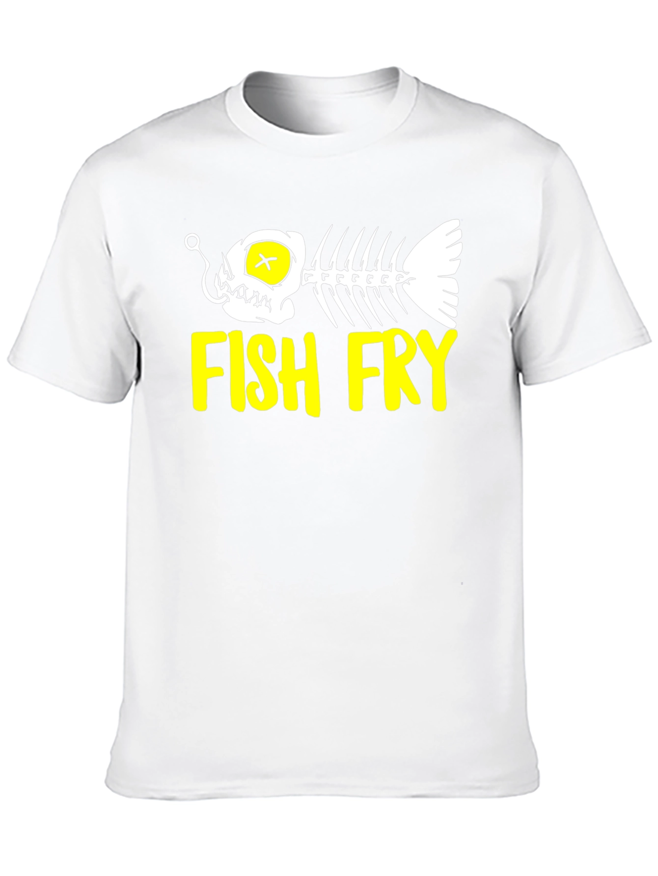 Fish Fry Graphic T-Shirt - Black Cotton Tee