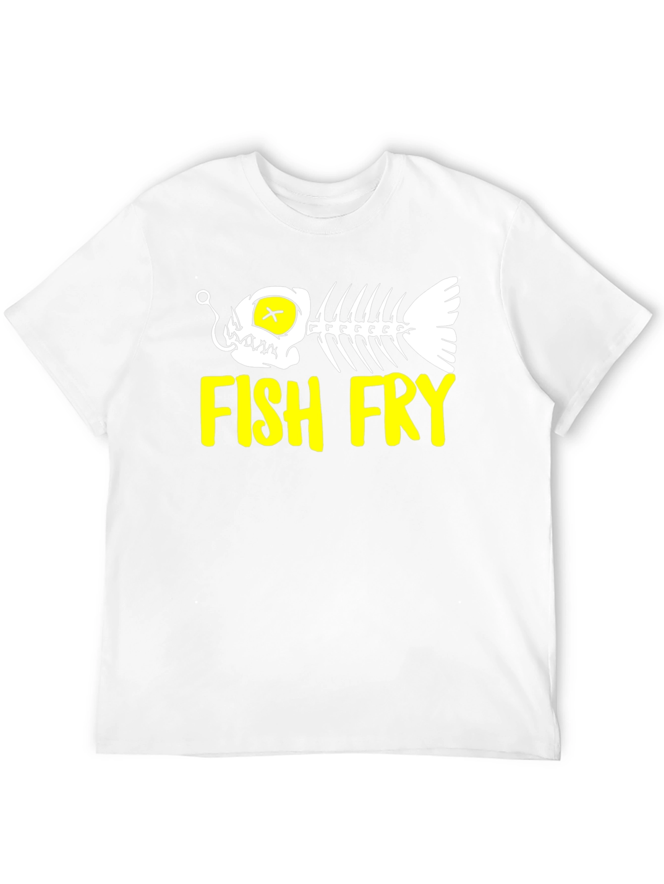 Fish Fry Graphic T-Shirt - Black Cotton Tee