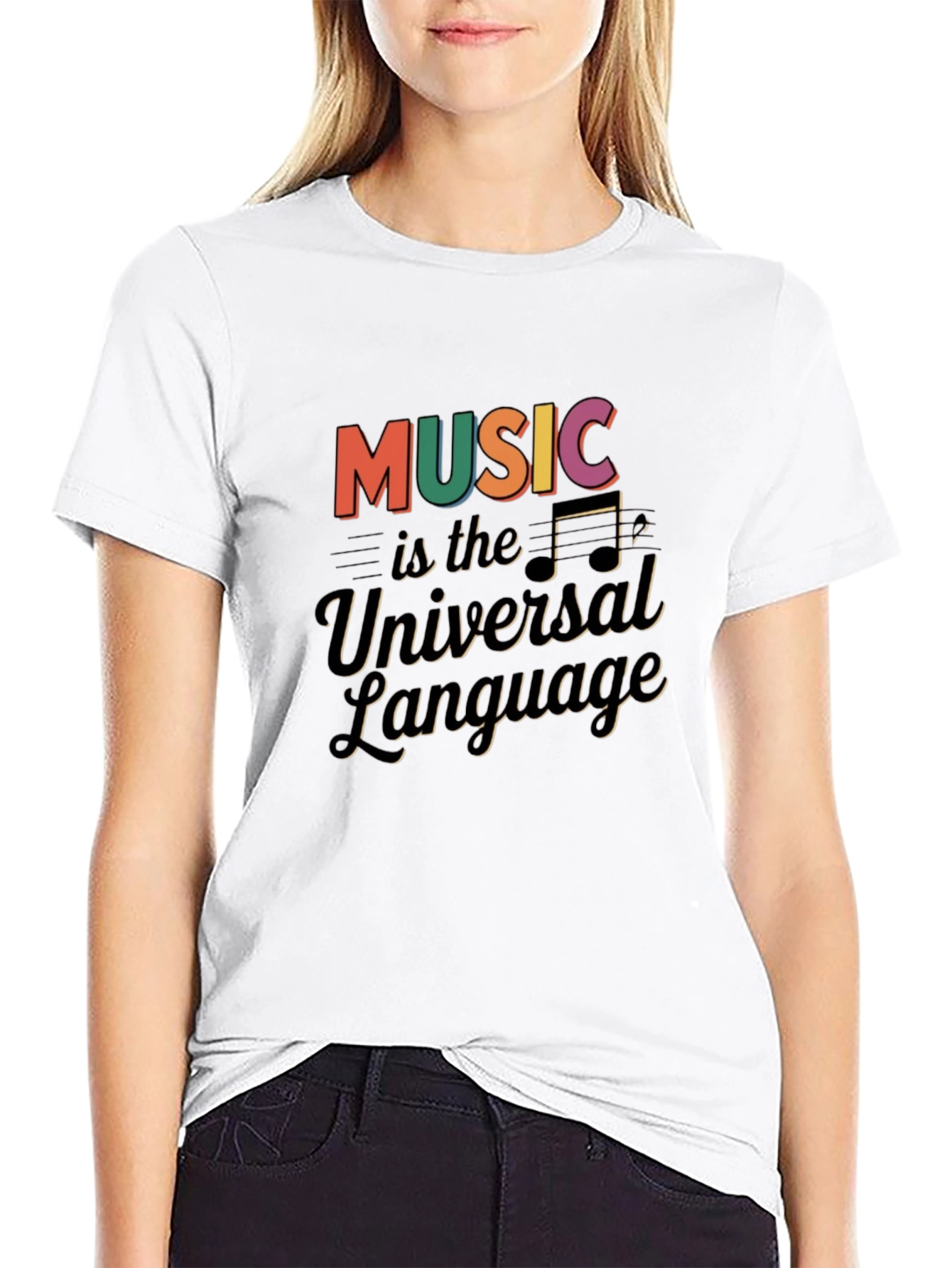 Music Is The Universal Language Graphic T-Shirt