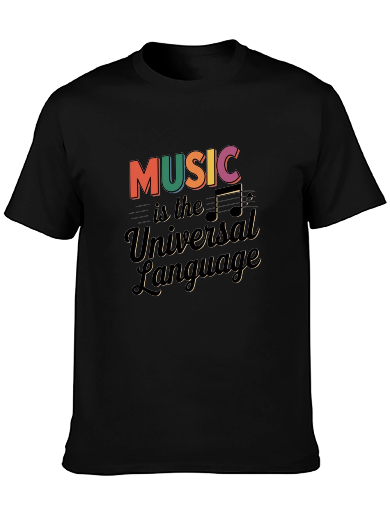 Music Is The Universal Language Graphic T-Shirt