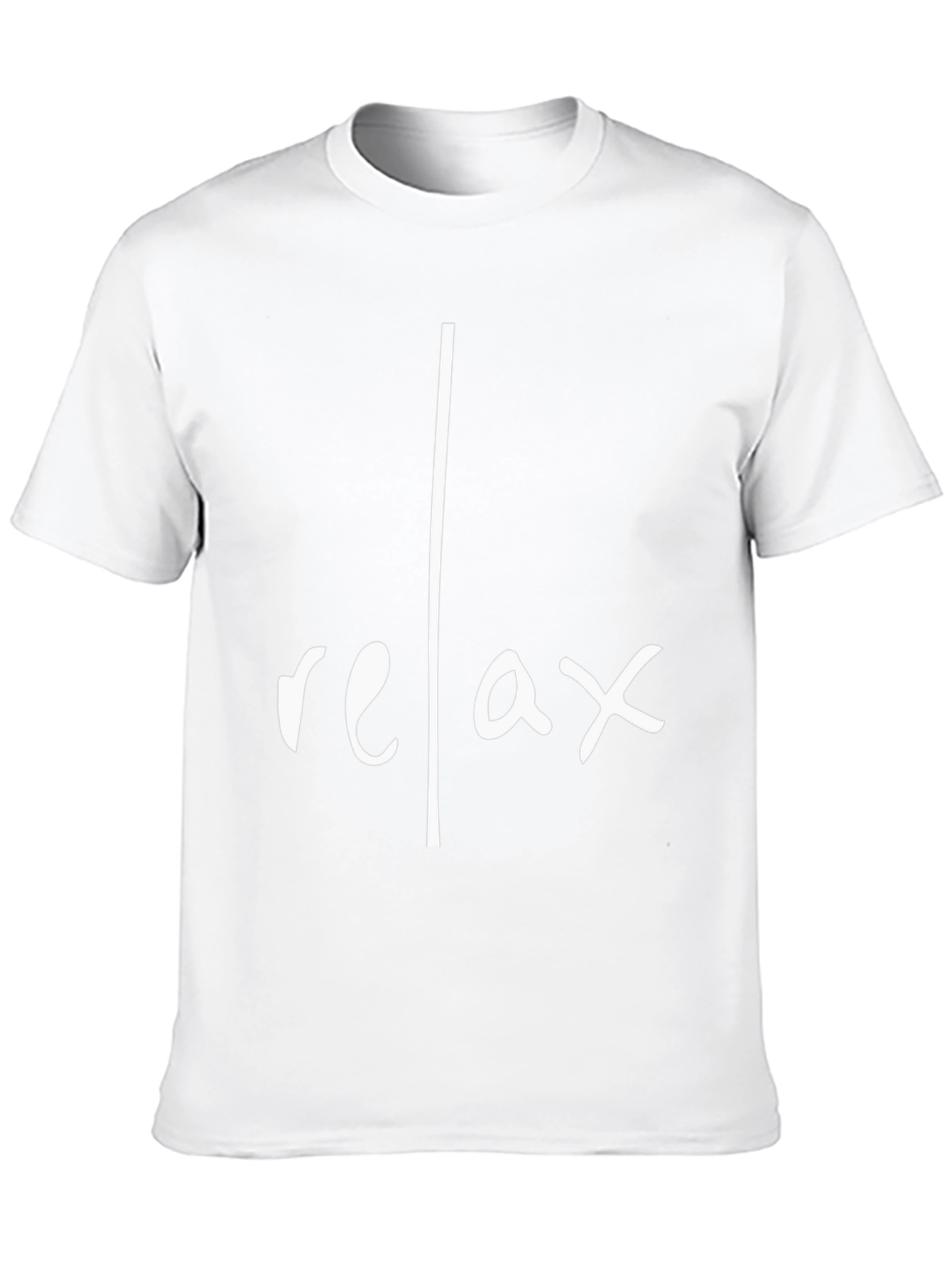Relax Graphic Tee - Black Cotton Casual Shirt