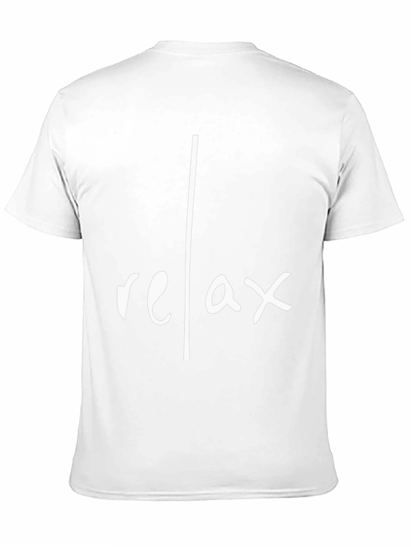 Relax Graphic Tee - Black Cotton Casual Shirt