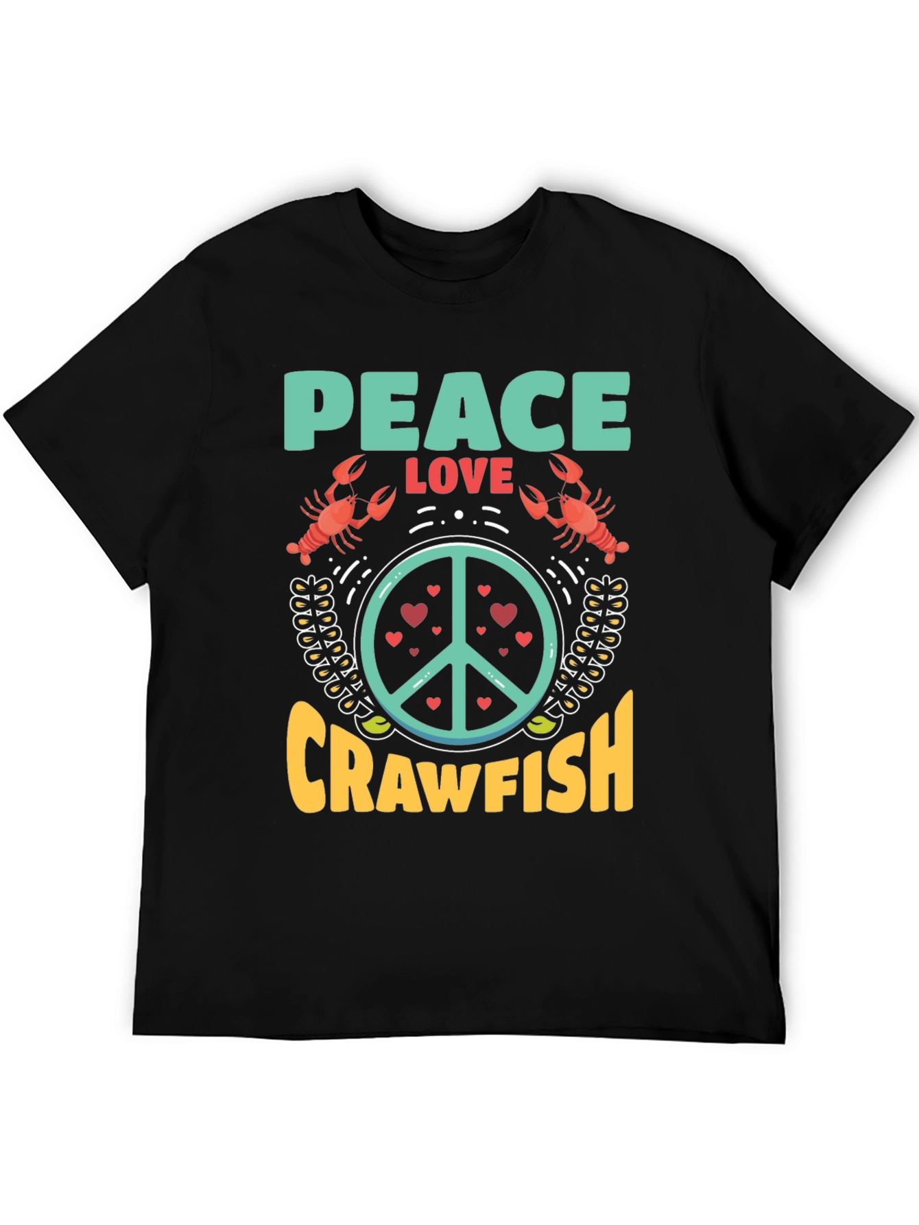 Peace Love Crawfish T-Shirt