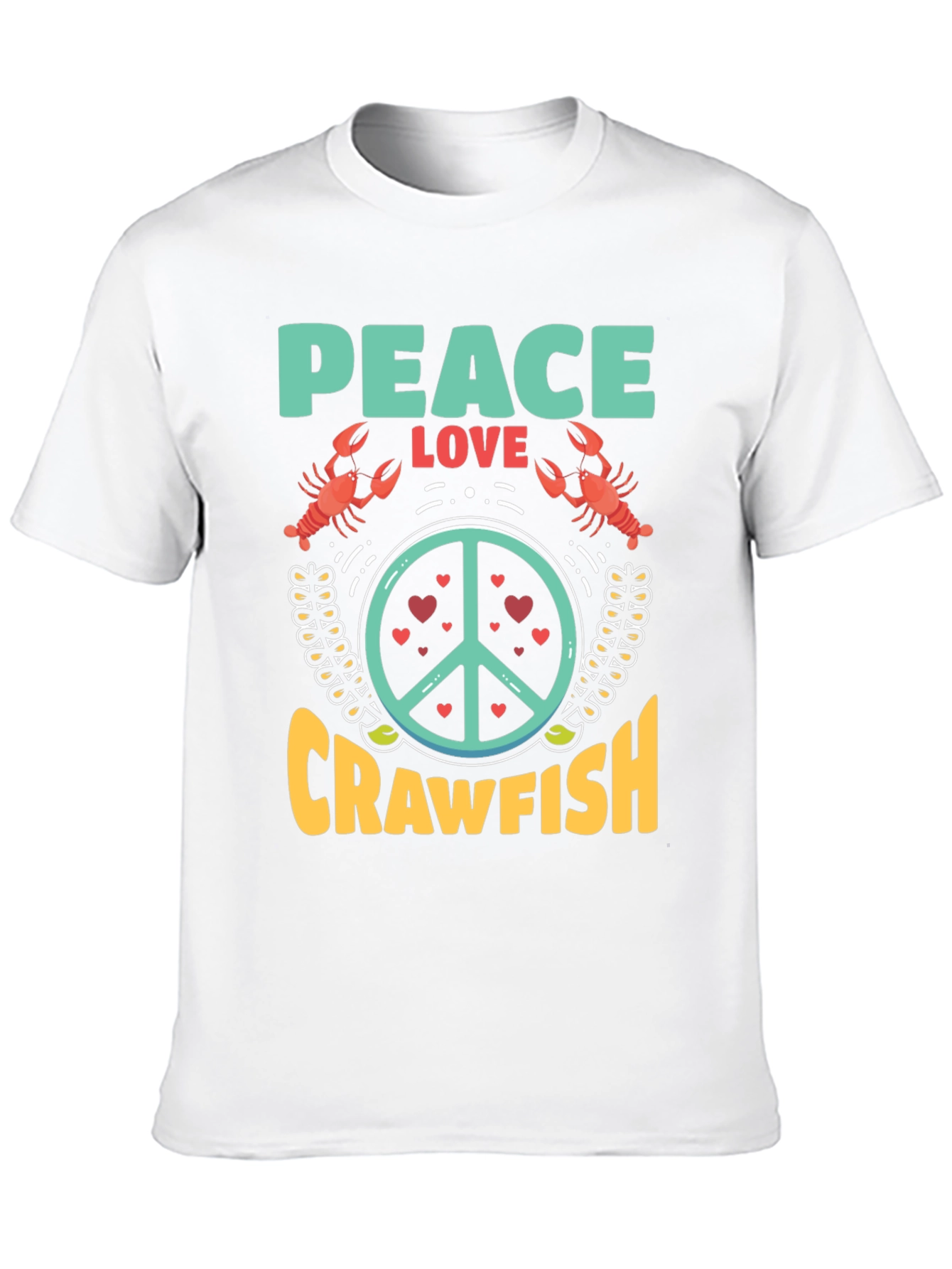 Peace Love Crawfish T-Shirt