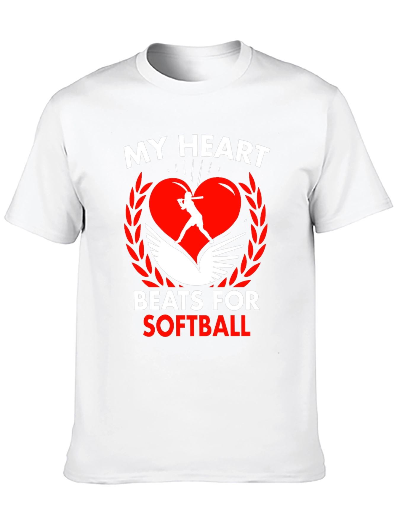 My Heart Beats for Softball T-Shirt