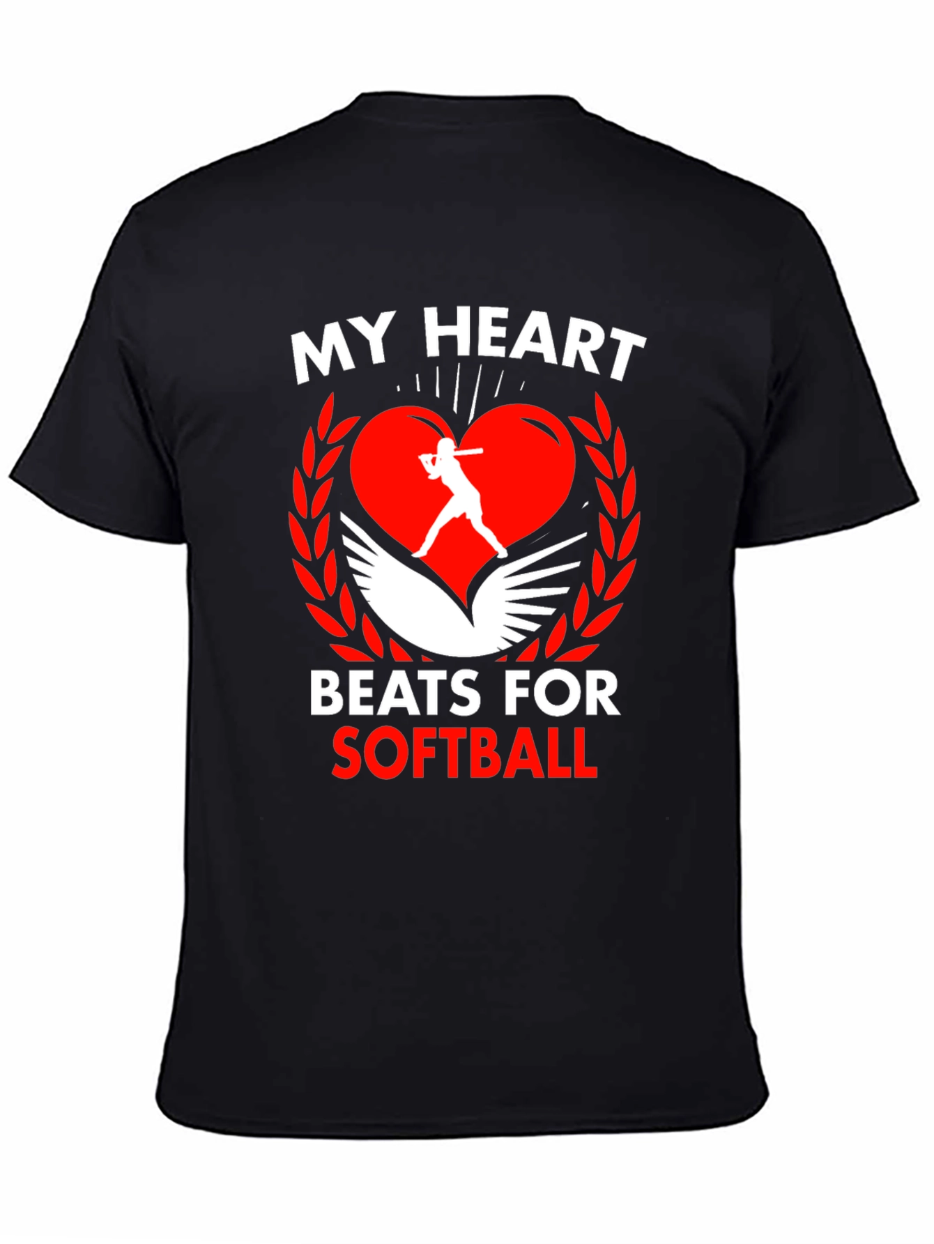 My Heart Beats for Softball T-Shirt
