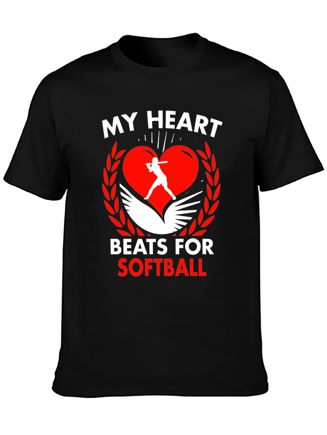 My Heart Beats for Softball T-Shirt