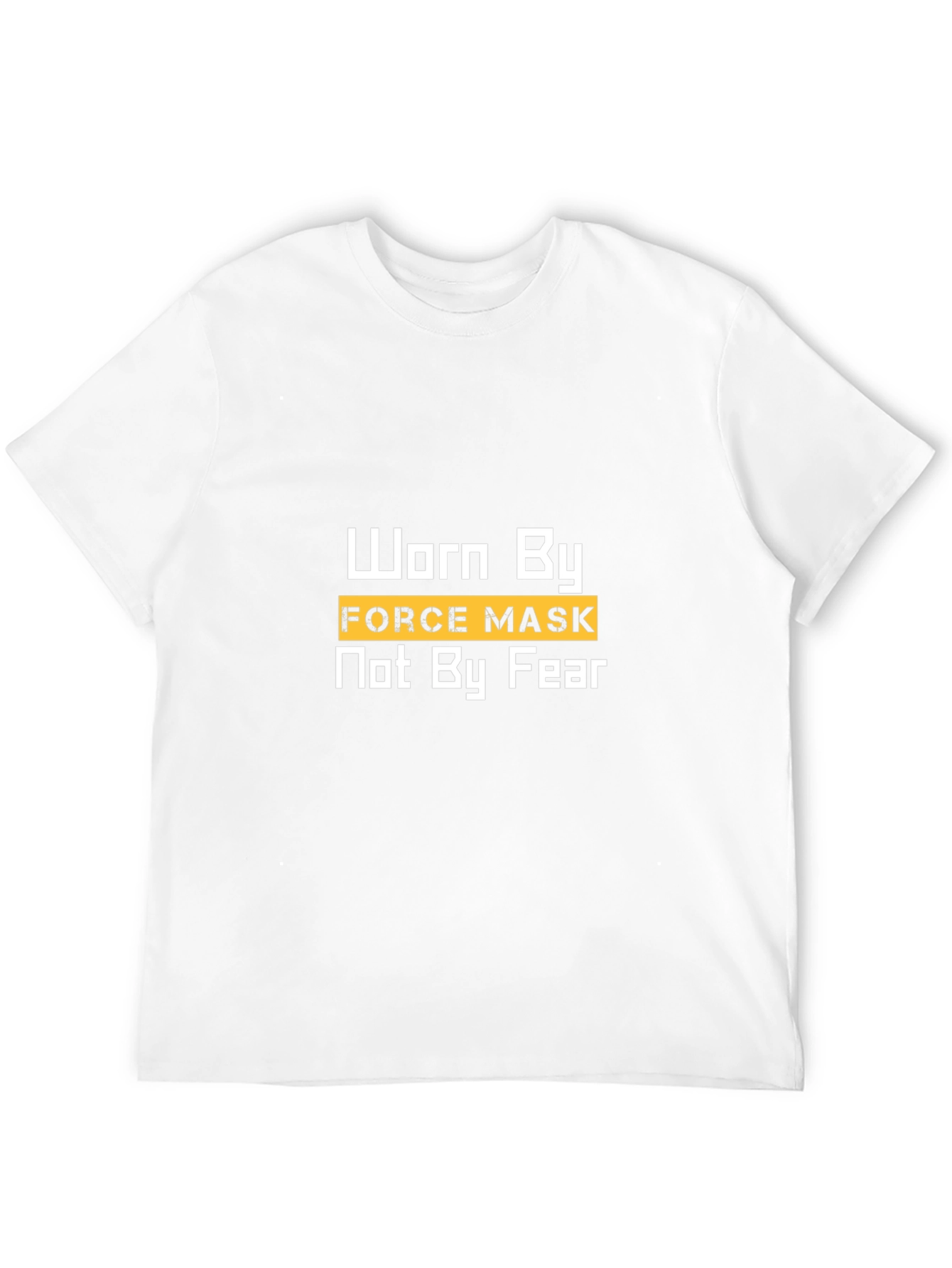Worn By Force Mask Black T-Shirt