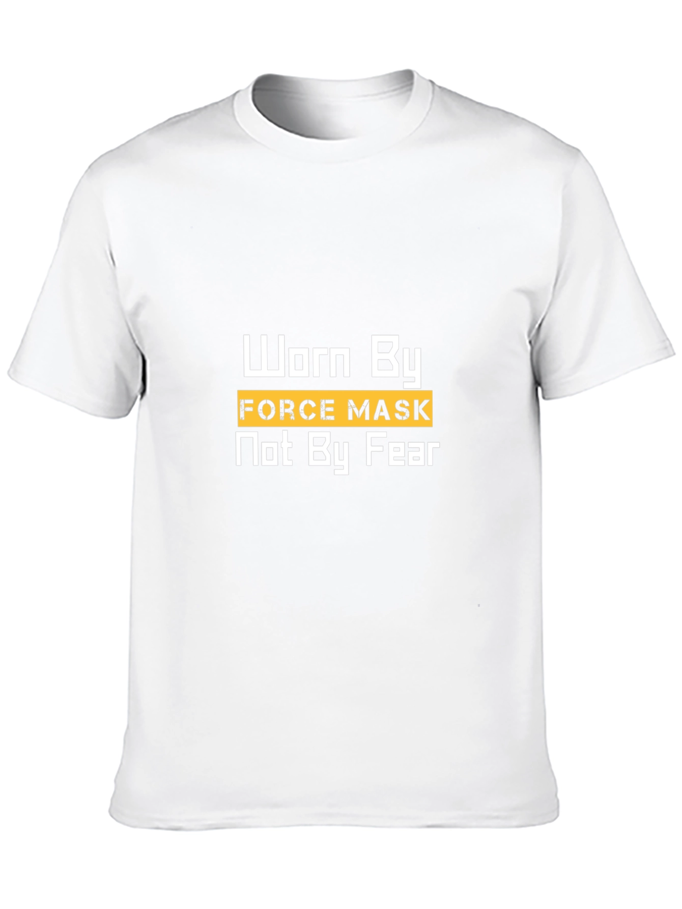 Worn By Force Mask Black T-Shirt