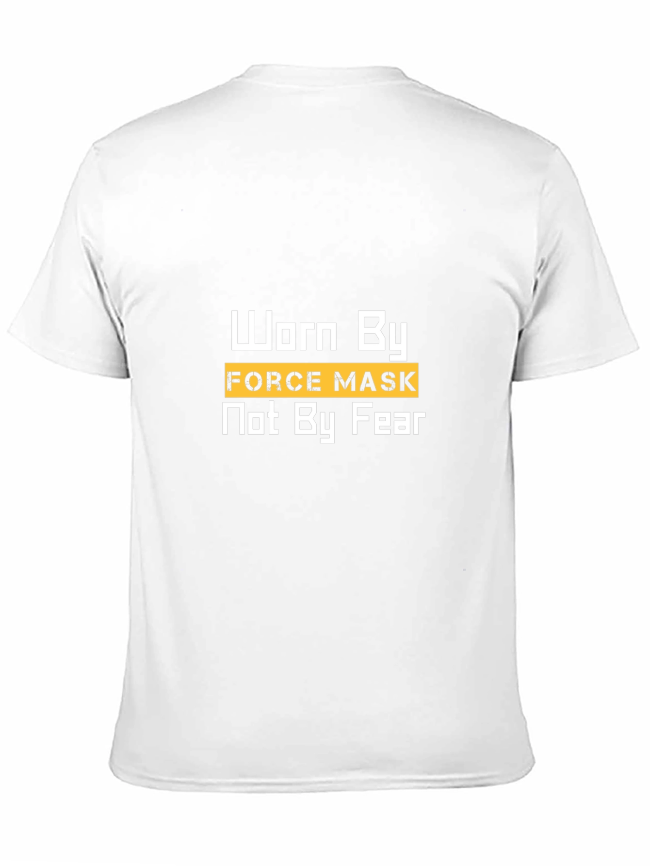 Worn By Force Mask Black T-Shirt