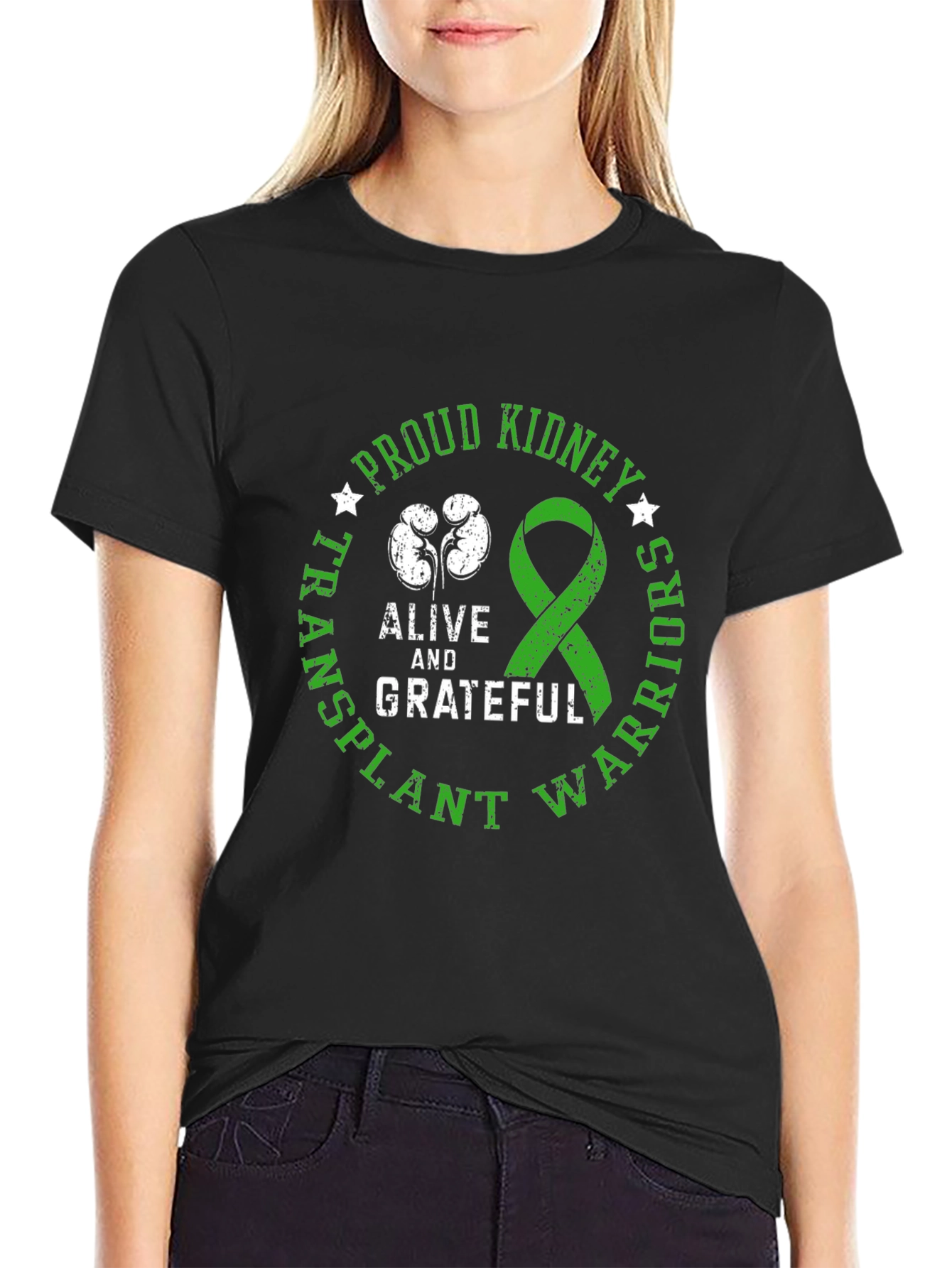 Proud Kidney Transplant Warrior Graphic Tee