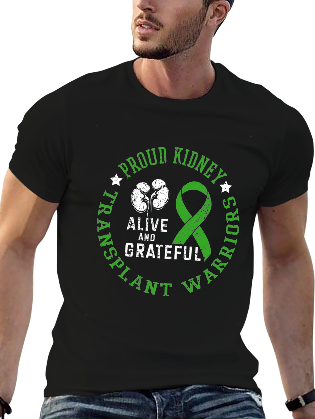 Proud Kidney Transplant Warrior Graphic Tee