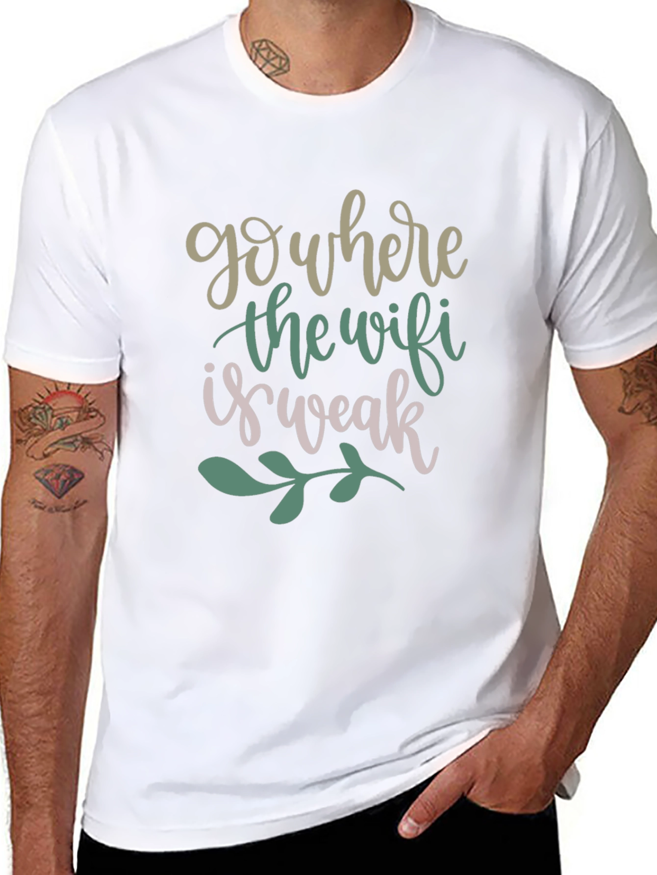 Go Where the Wifi is Weak Graphic Tee