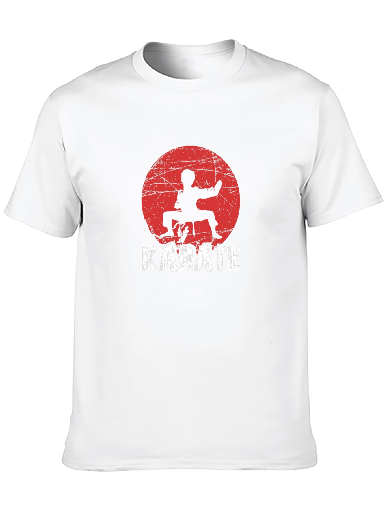 Karate Silhouette Graphic T-Shirt