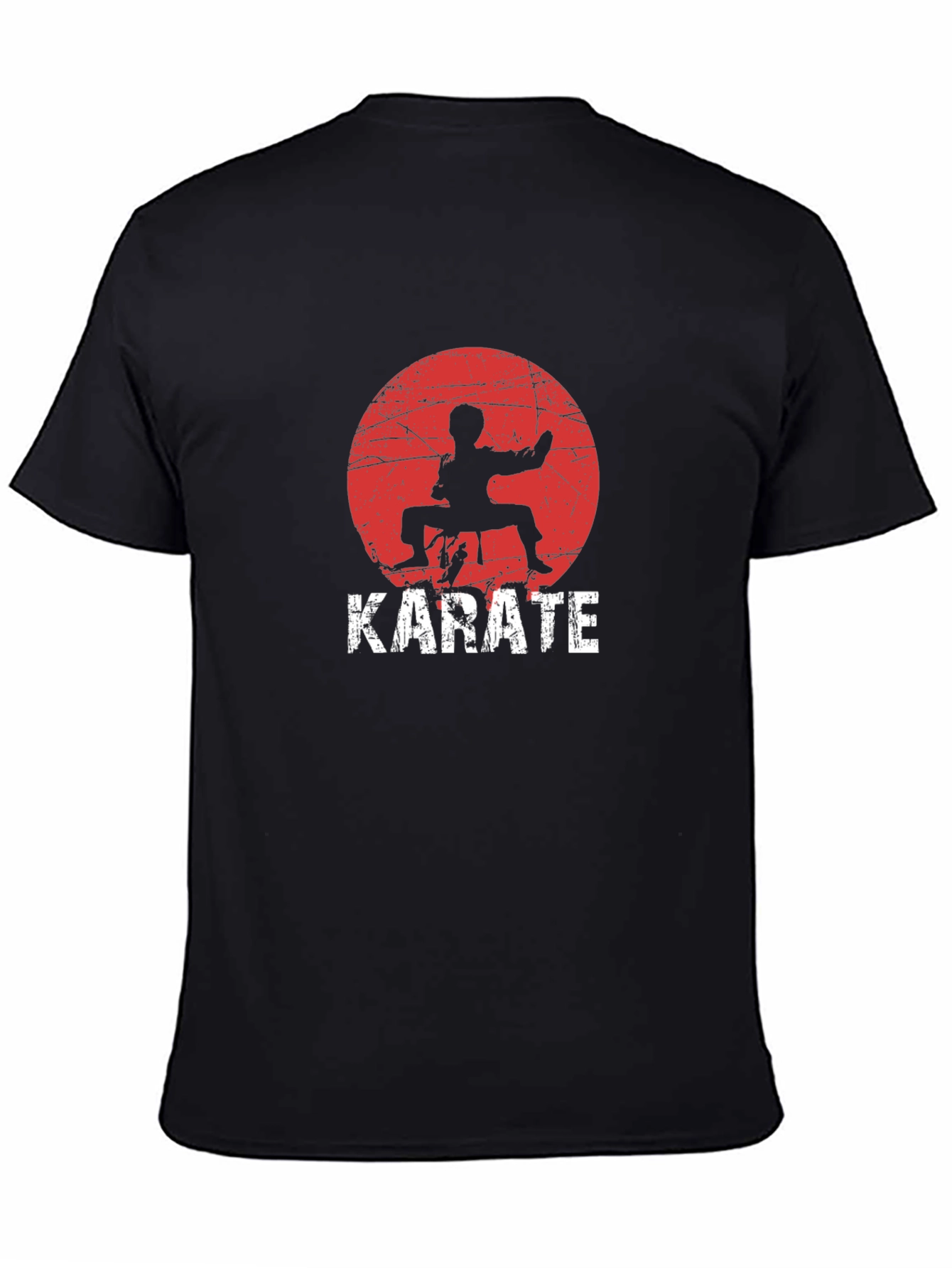 Karate Silhouette Graphic T-Shirt