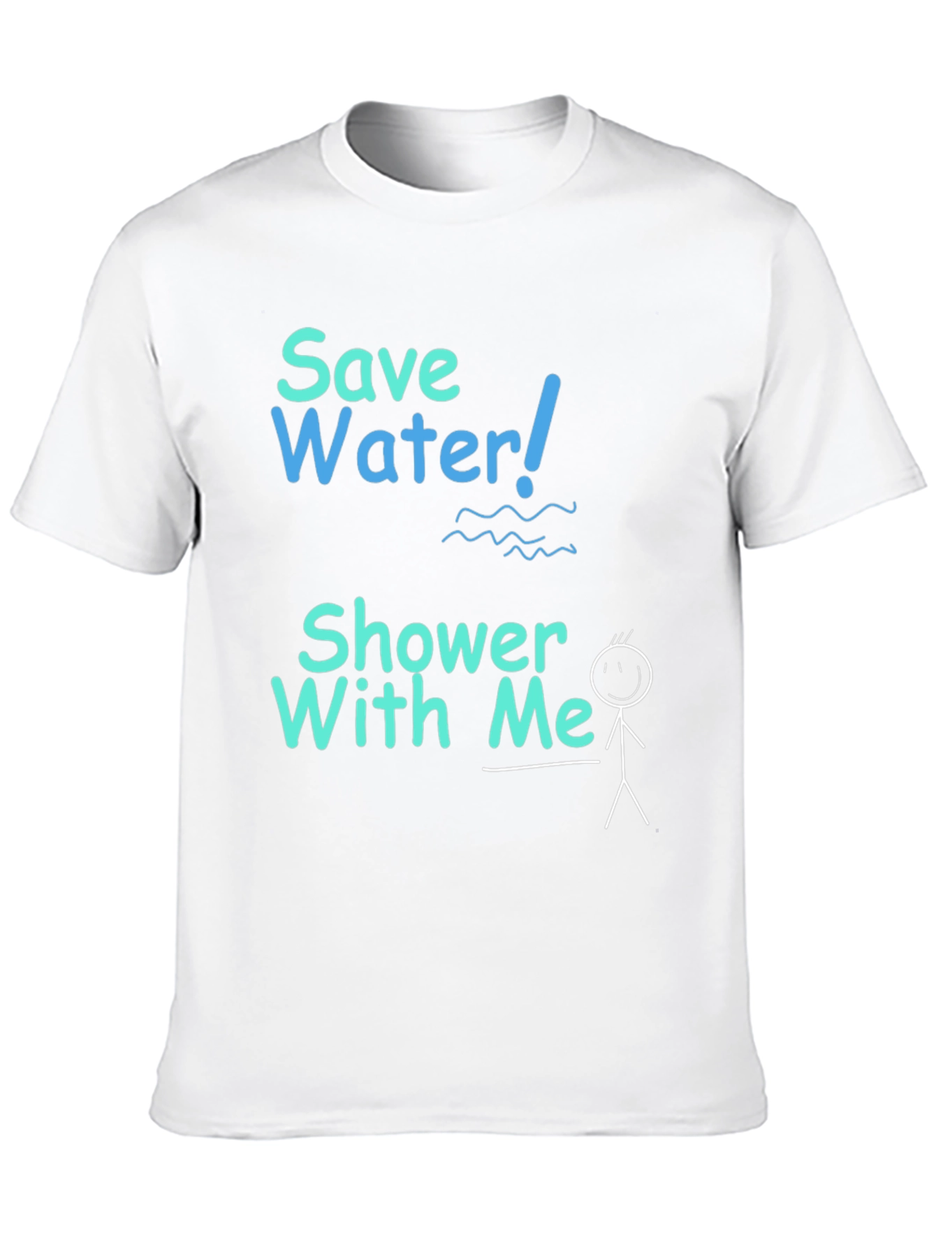 Save Water Shower With Me T-Shirt Funny Graphic Tee