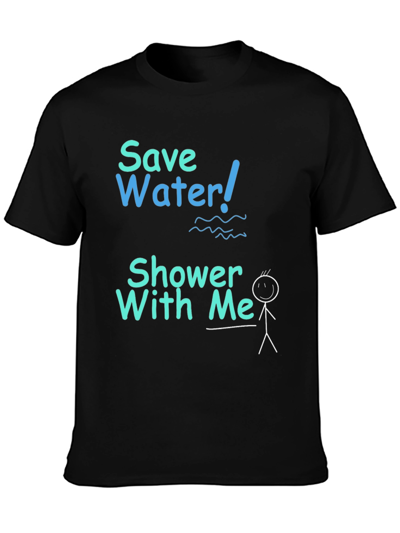 Save Water Shower With Me T-Shirt Funny Graphic Tee