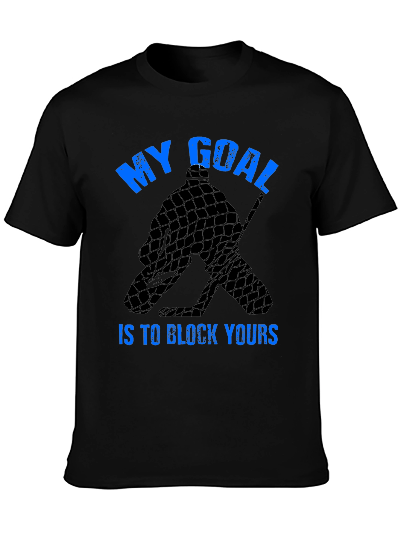 Hockey Goalie Graphic Tee - Block Yours!