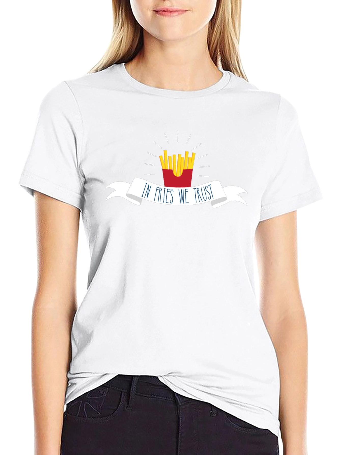 In Fries We Trust - Funny Foodie T-Shirt