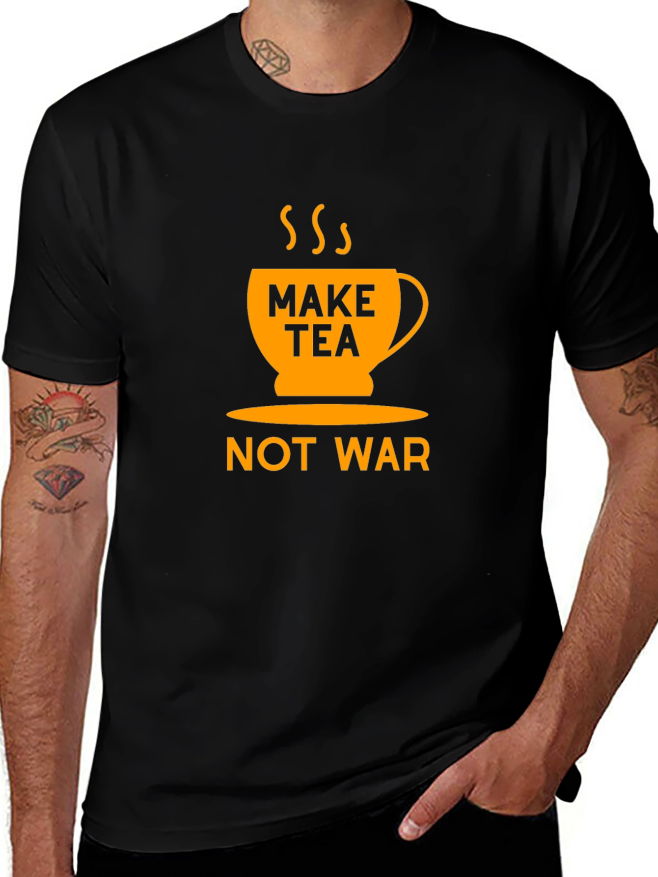 Make Tea Not War Graphic T-Shirt