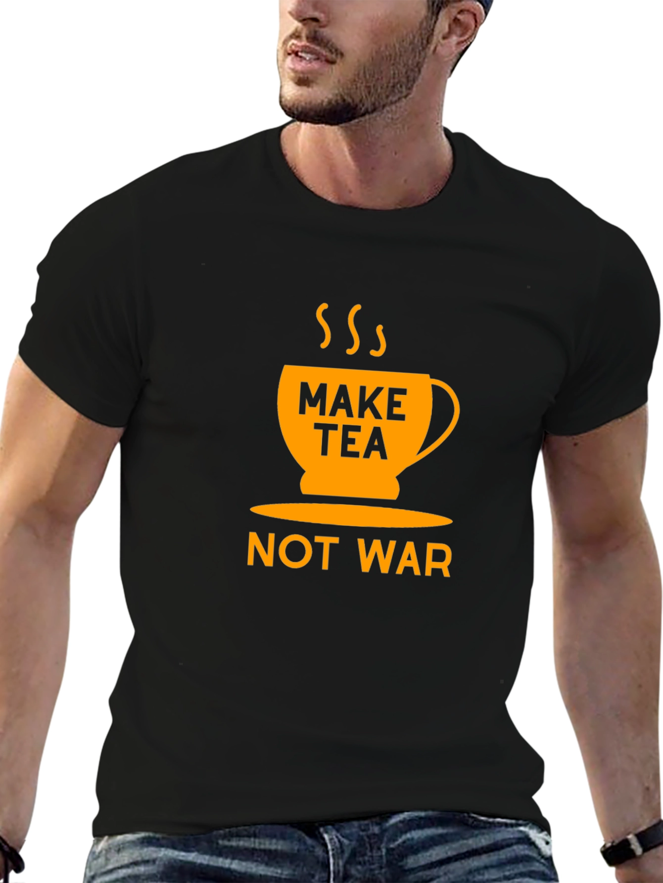 Make Tea Not War Graphic T-Shirt