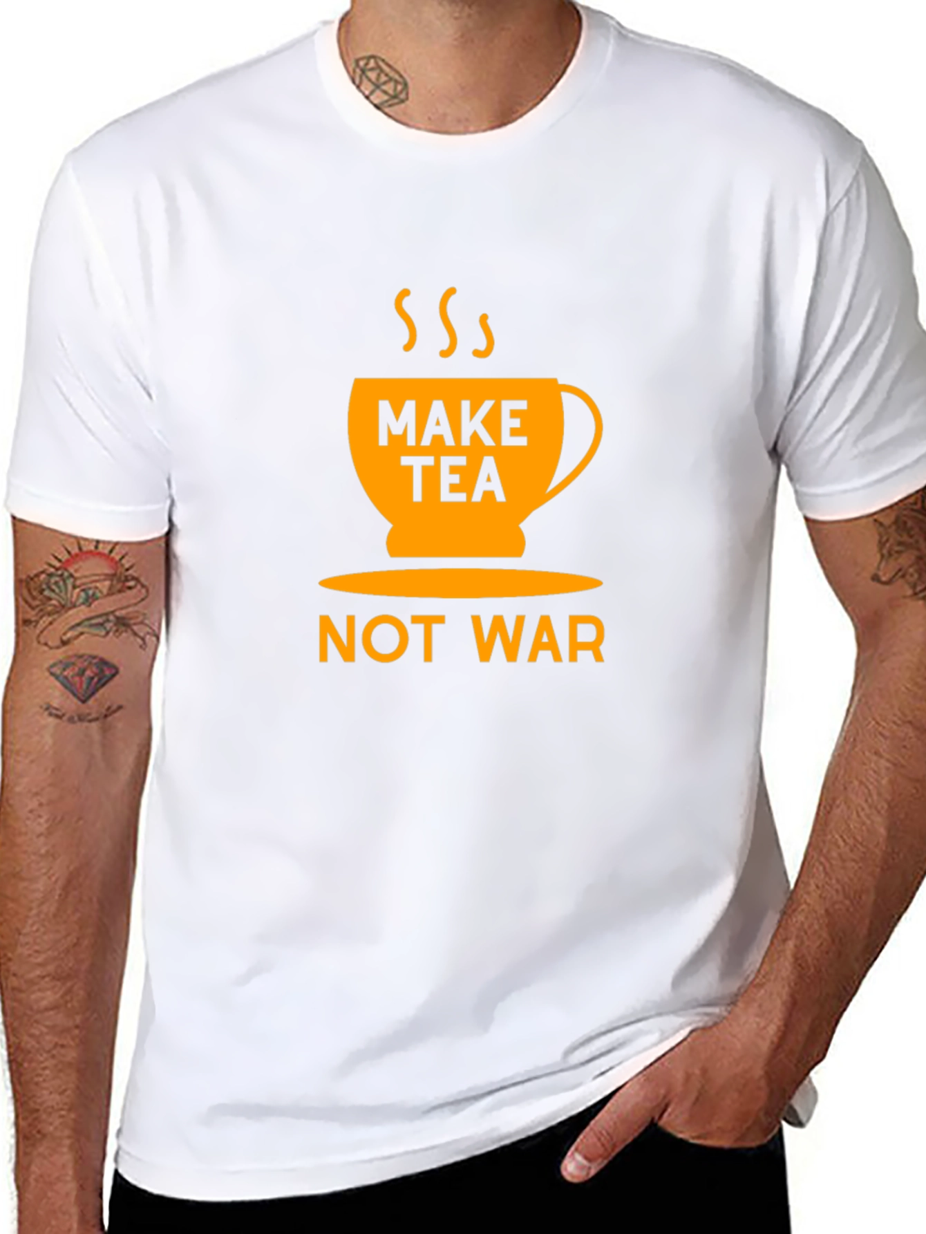 Make Tea Not War Graphic T-Shirt
