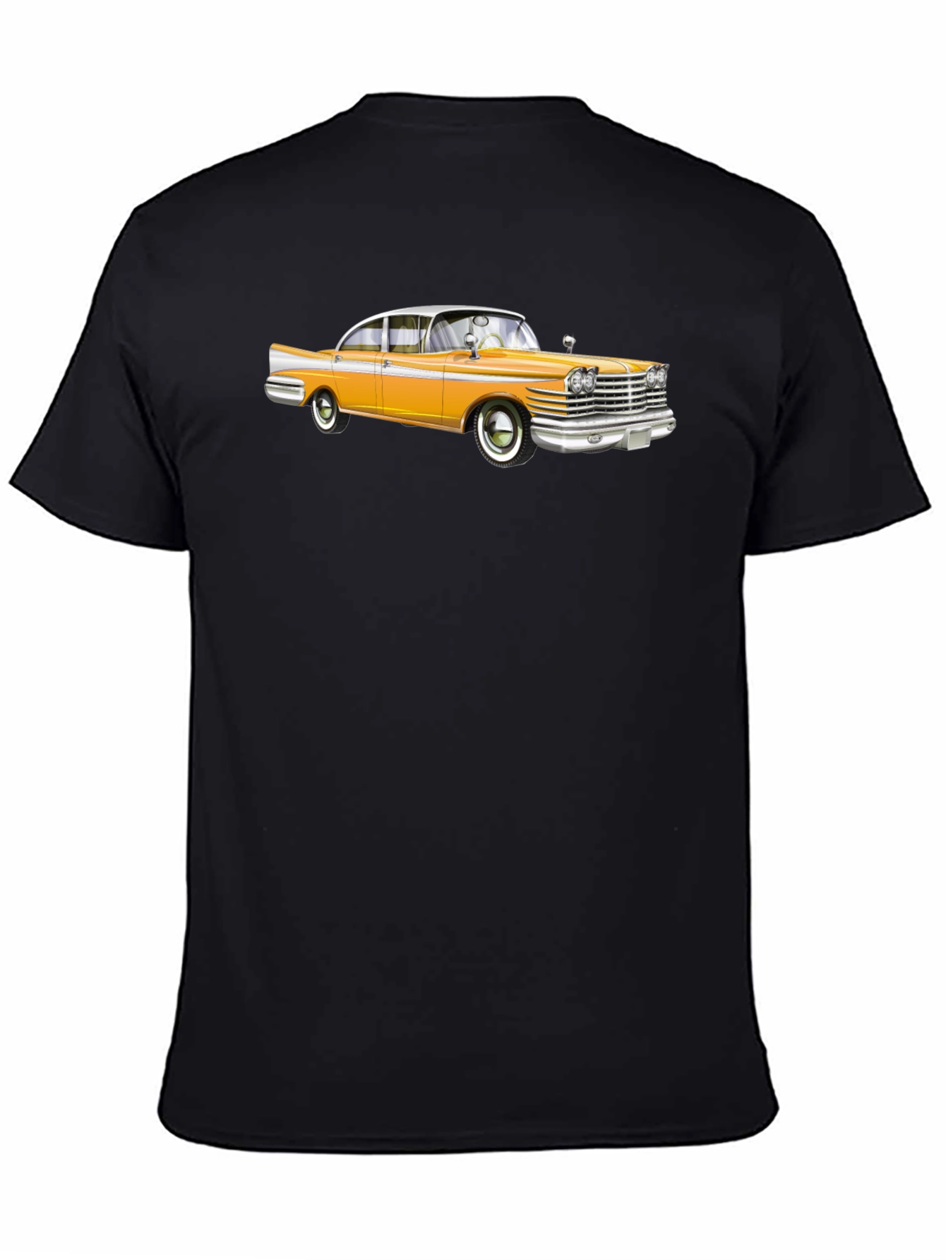 Classic Car Graphic T-Shirt - Mens Black Tee