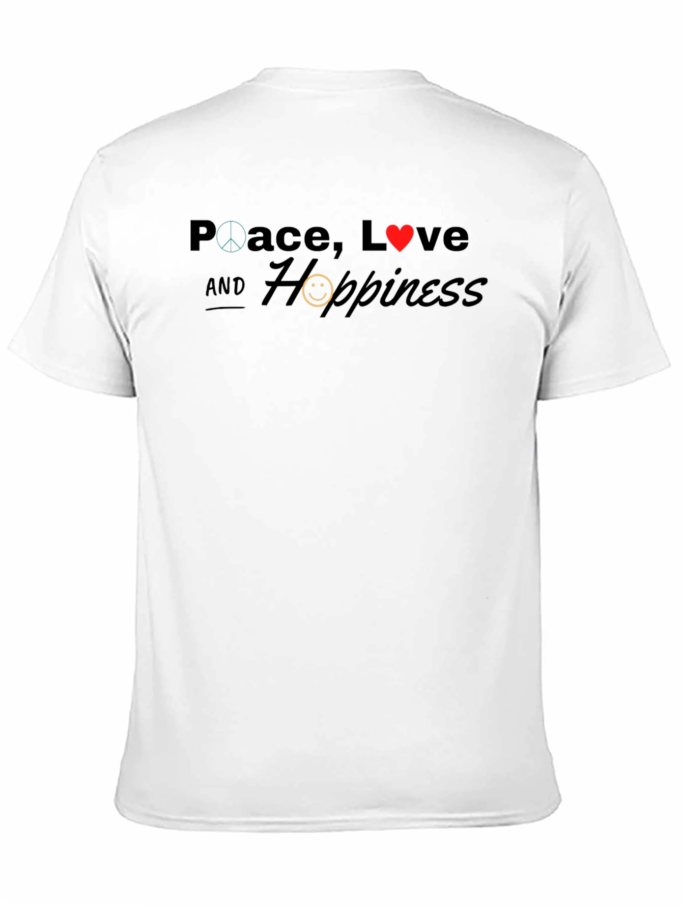 Peace Love and Happiness Graphic Tee