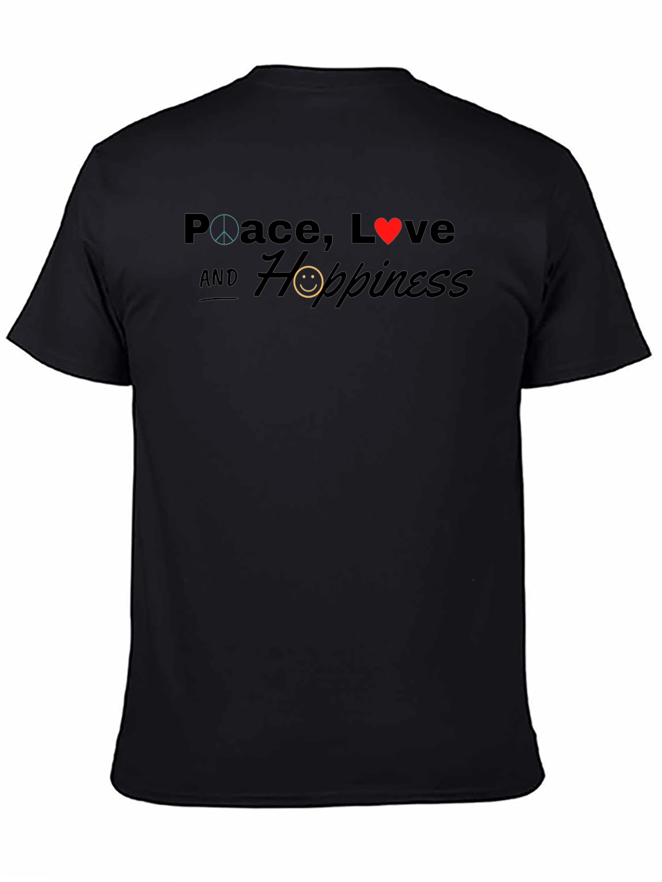 Peace Love and Happiness Graphic Tee
