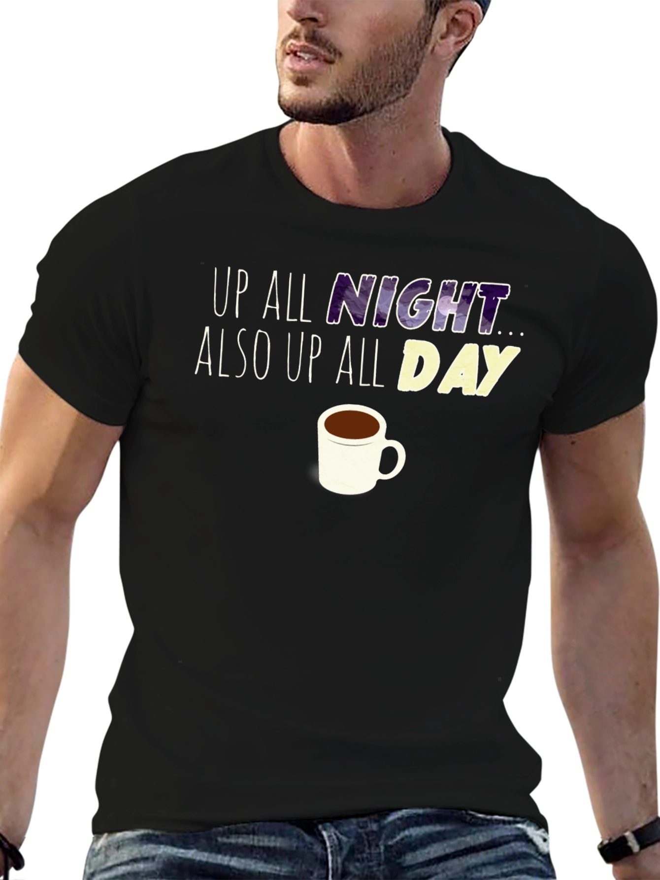 Up All Night Coffee T-Shirt