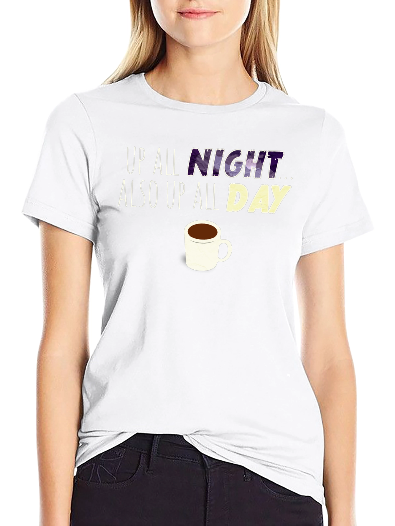 Up All Night Coffee T-Shirt