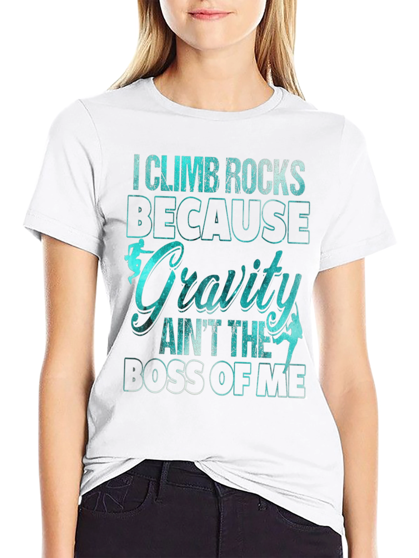 Climb Rocks Gravity Boss Graphic T-Shirt
